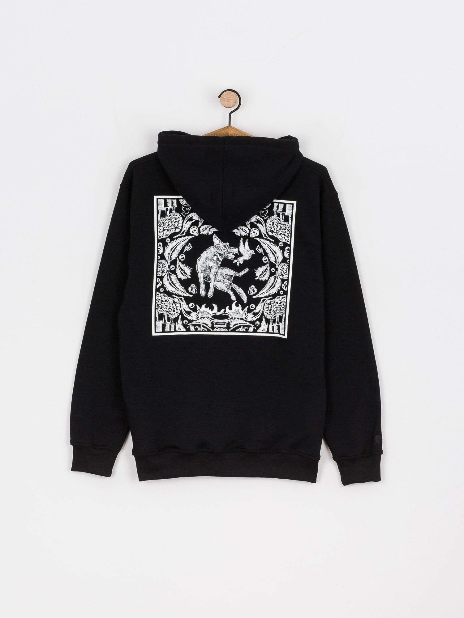 Bluza z kapturem Nervous Gu Tang Clan HD (black)