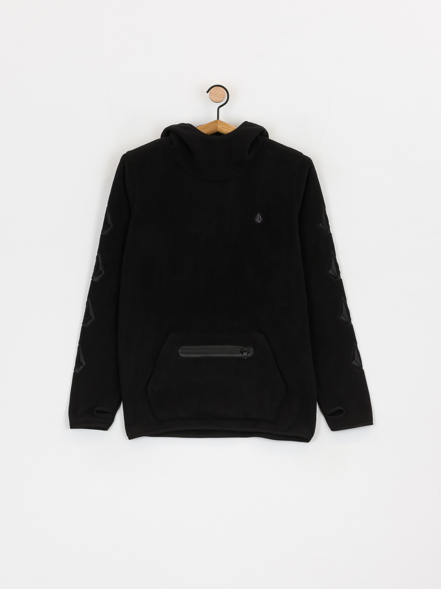 Bluza z kapturem Volcom Polartec Mid HD Wmn (black)