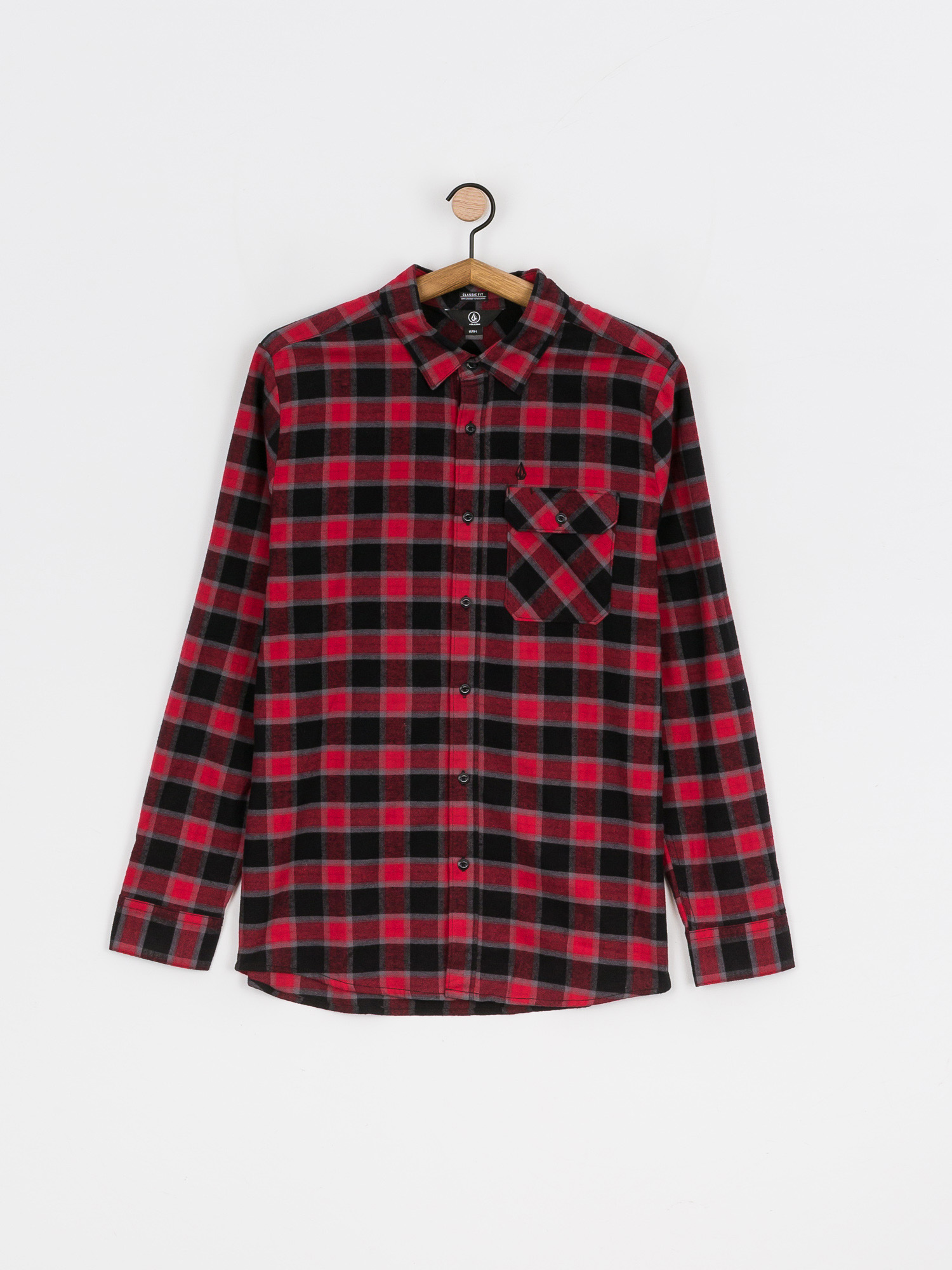 Koszula Volcom Shadows Flannel Ls (black)