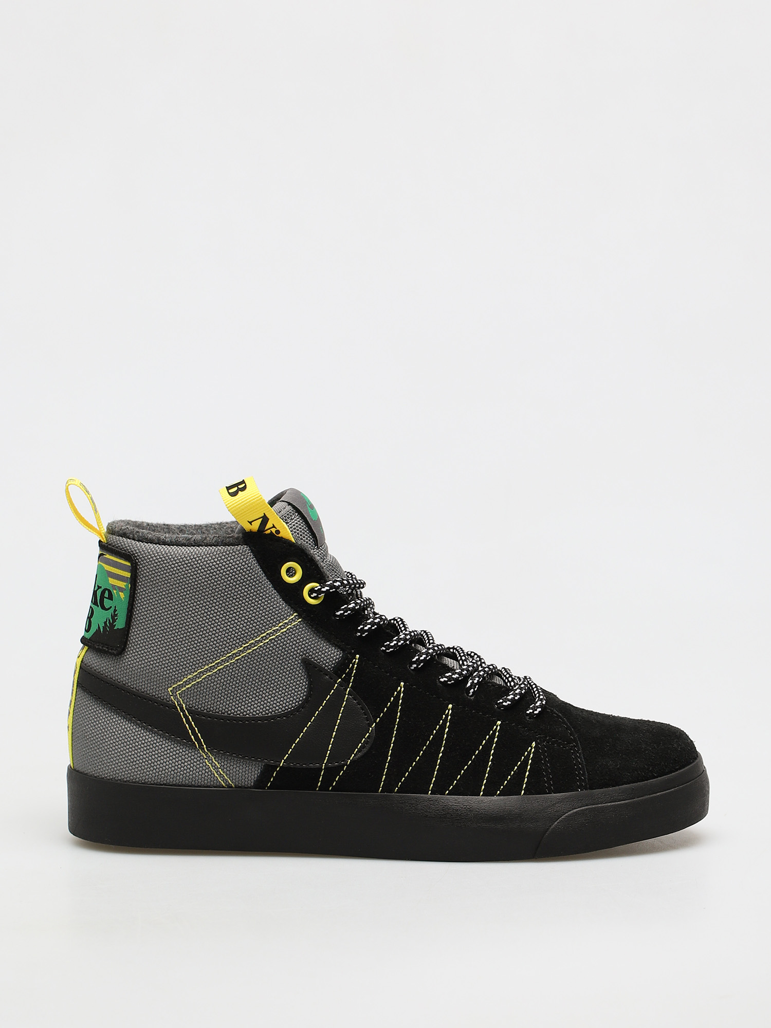 Buty Nike SB Zoom Blazer Mid Premium (cool grey/black white yellow strike)