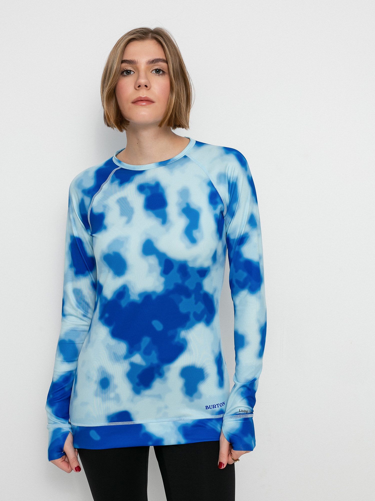 Damski Longsleeve aktywny Burton Lightweight X Base Layer (cobalt abstract dye)
