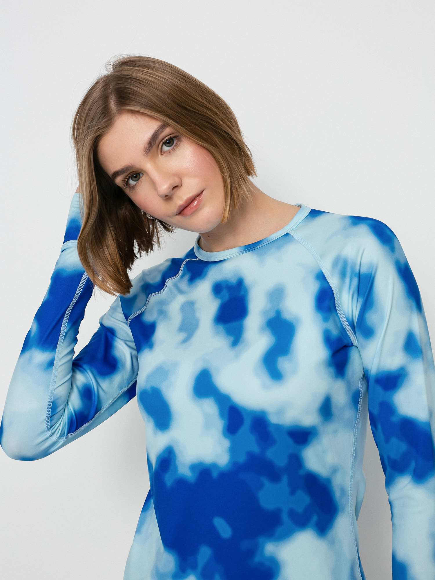 Damski Longsleeve aktywny Burton Lightweight X Base Layer (cobalt abstract dye)