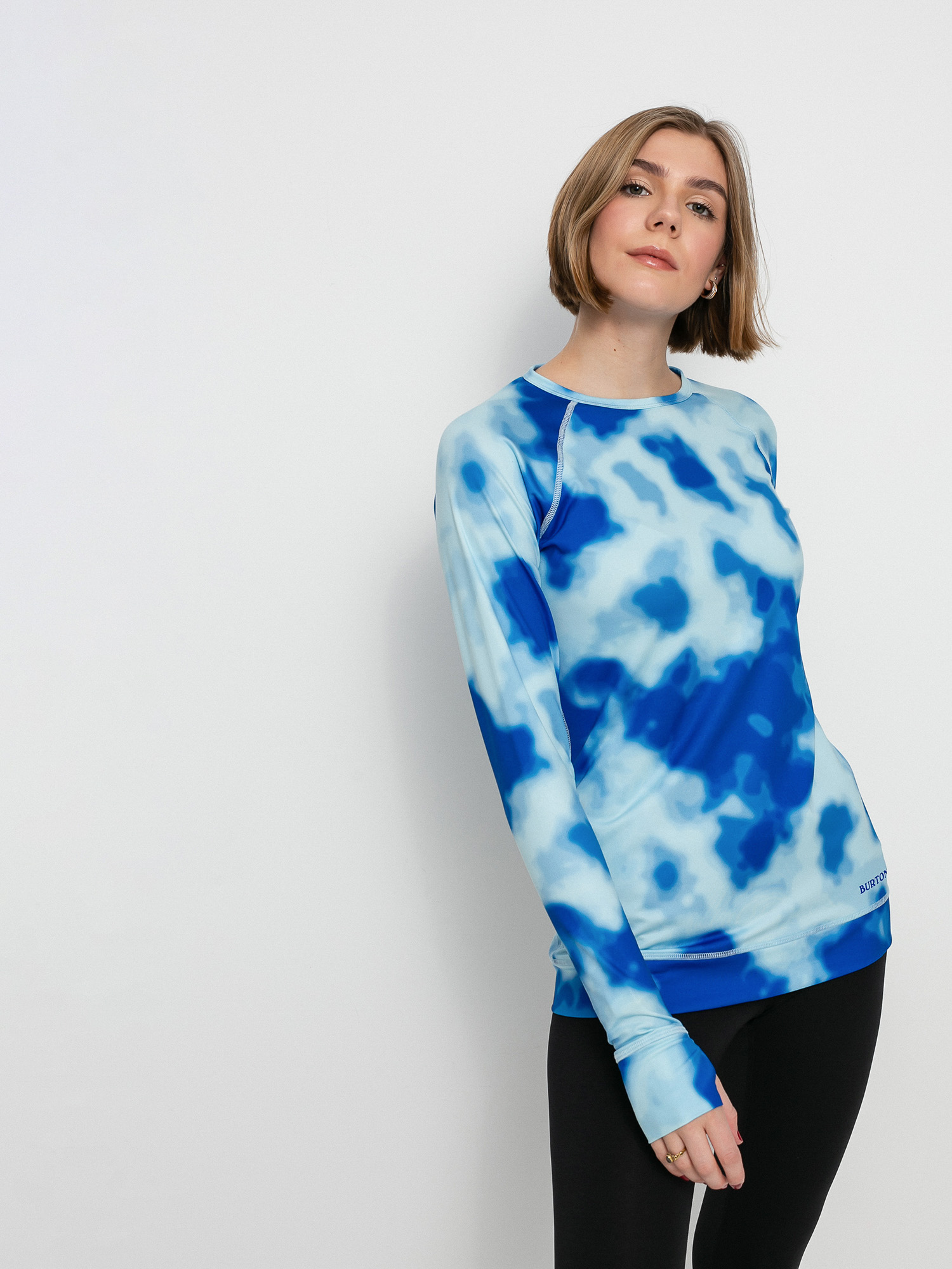 Damski Longsleeve aktywny Burton Lightweight X Base Layer (cobalt abstract dye)
