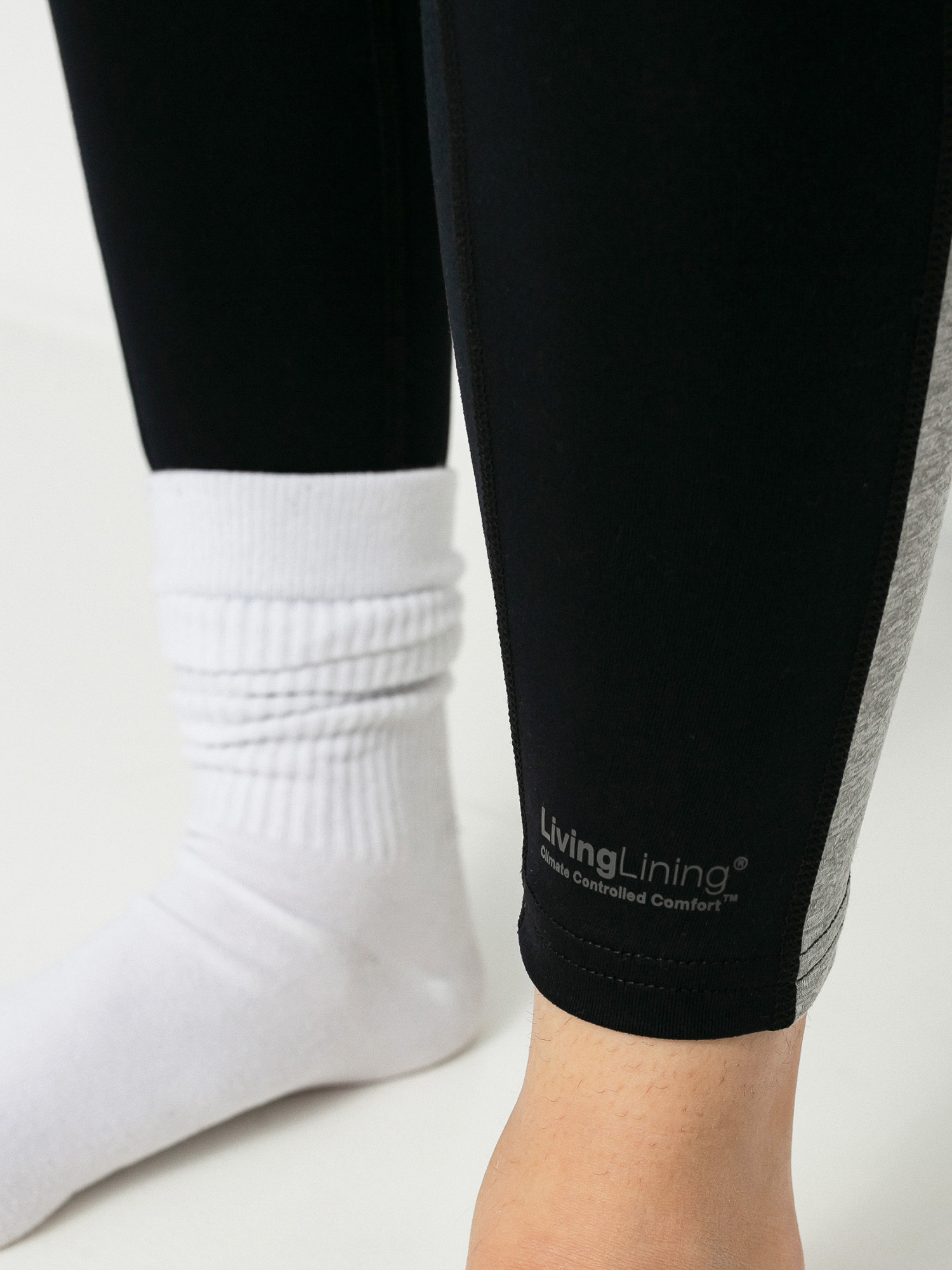 Damskie Legginsy aktywne Burton Midweight X Base Layers (true black/gray heather)