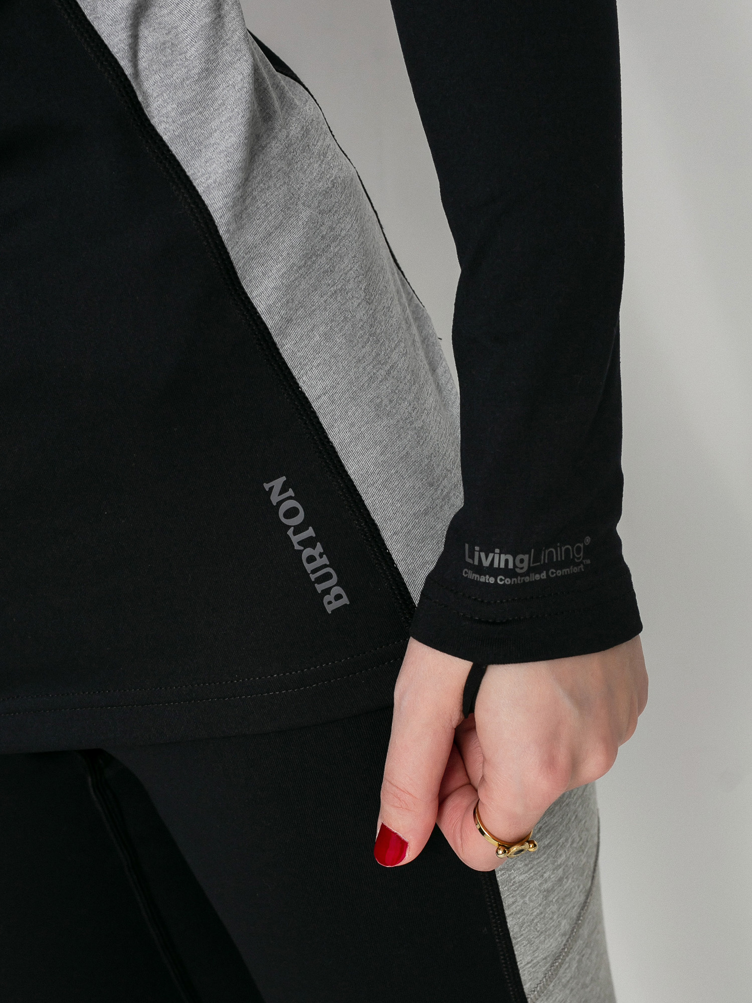 Damski Longsleeve aktywny Burton Midweight X Base Layer (true black)