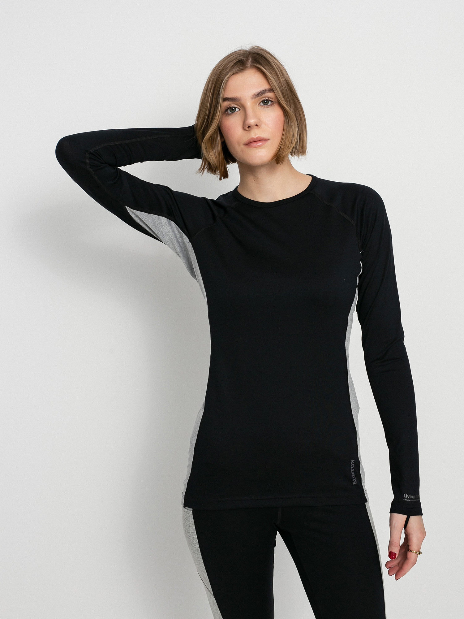 Damski Longsleeve aktywny Burton Midweight X Base Layer (true black)