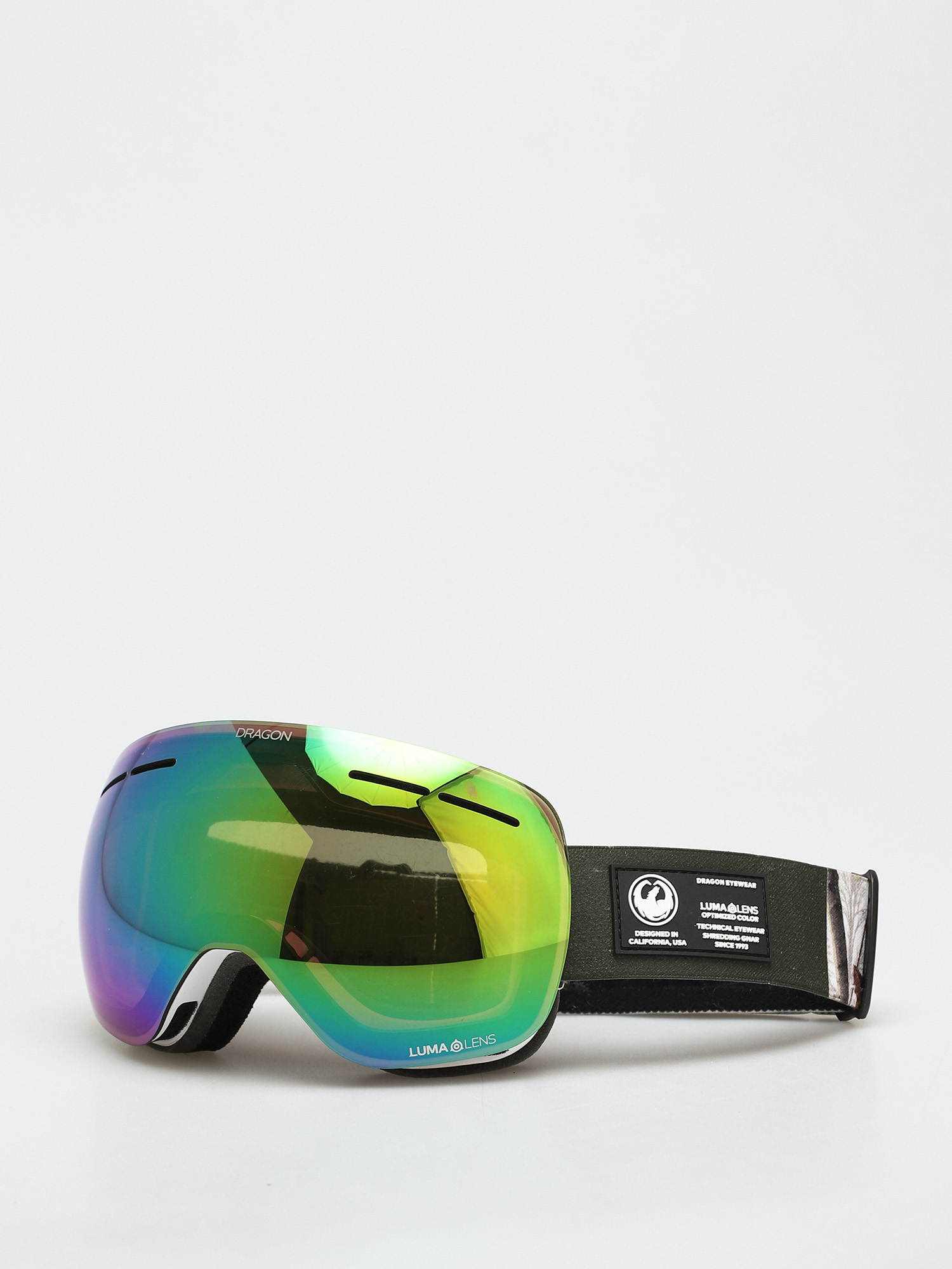 Gogle Dragon X1S (alpine camo/lumalens green ion/lumalens amber)