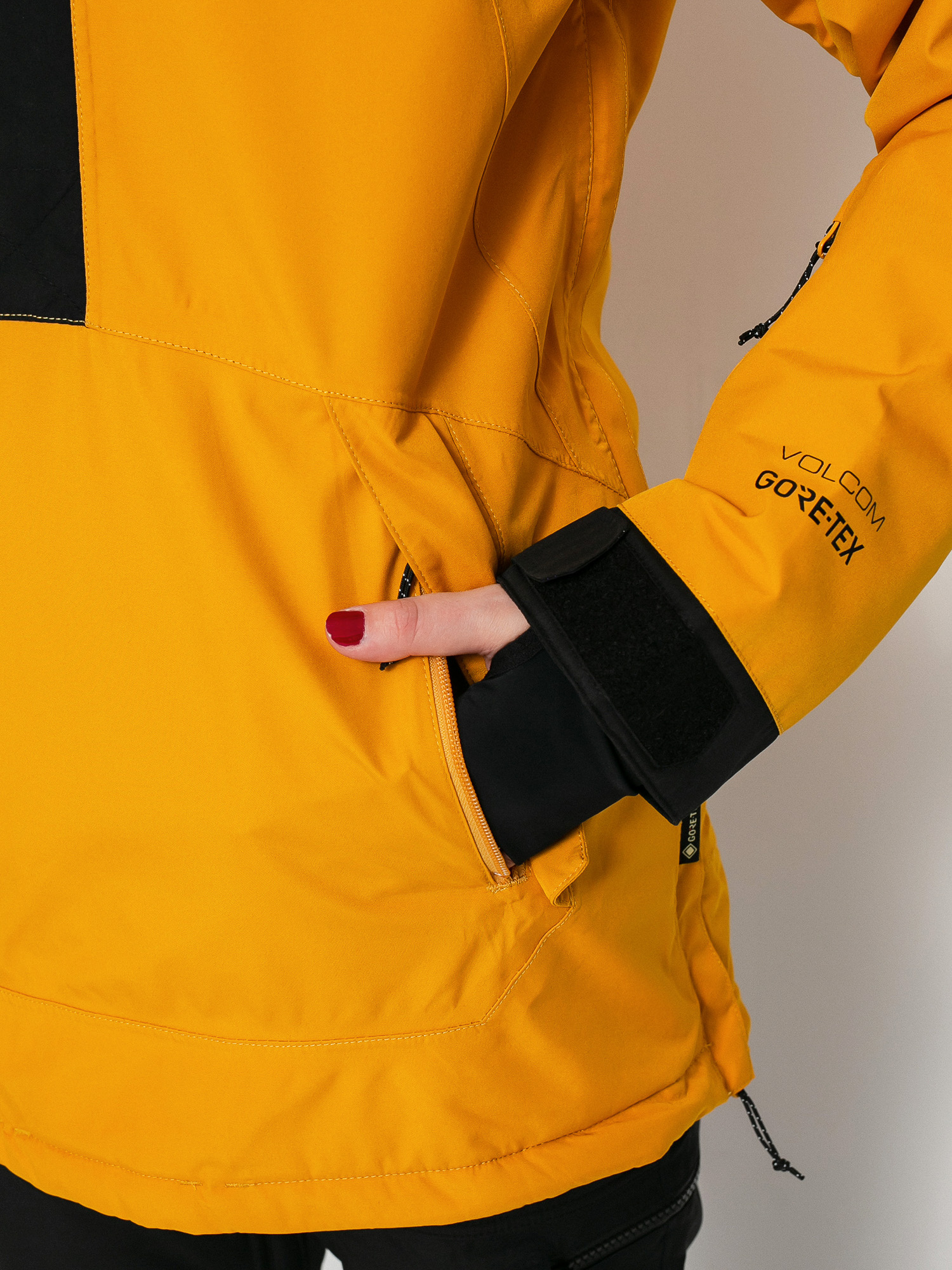 Damska Kurtka snowboardowa Volcom Fern Ins Gore Pullover (resin gold)