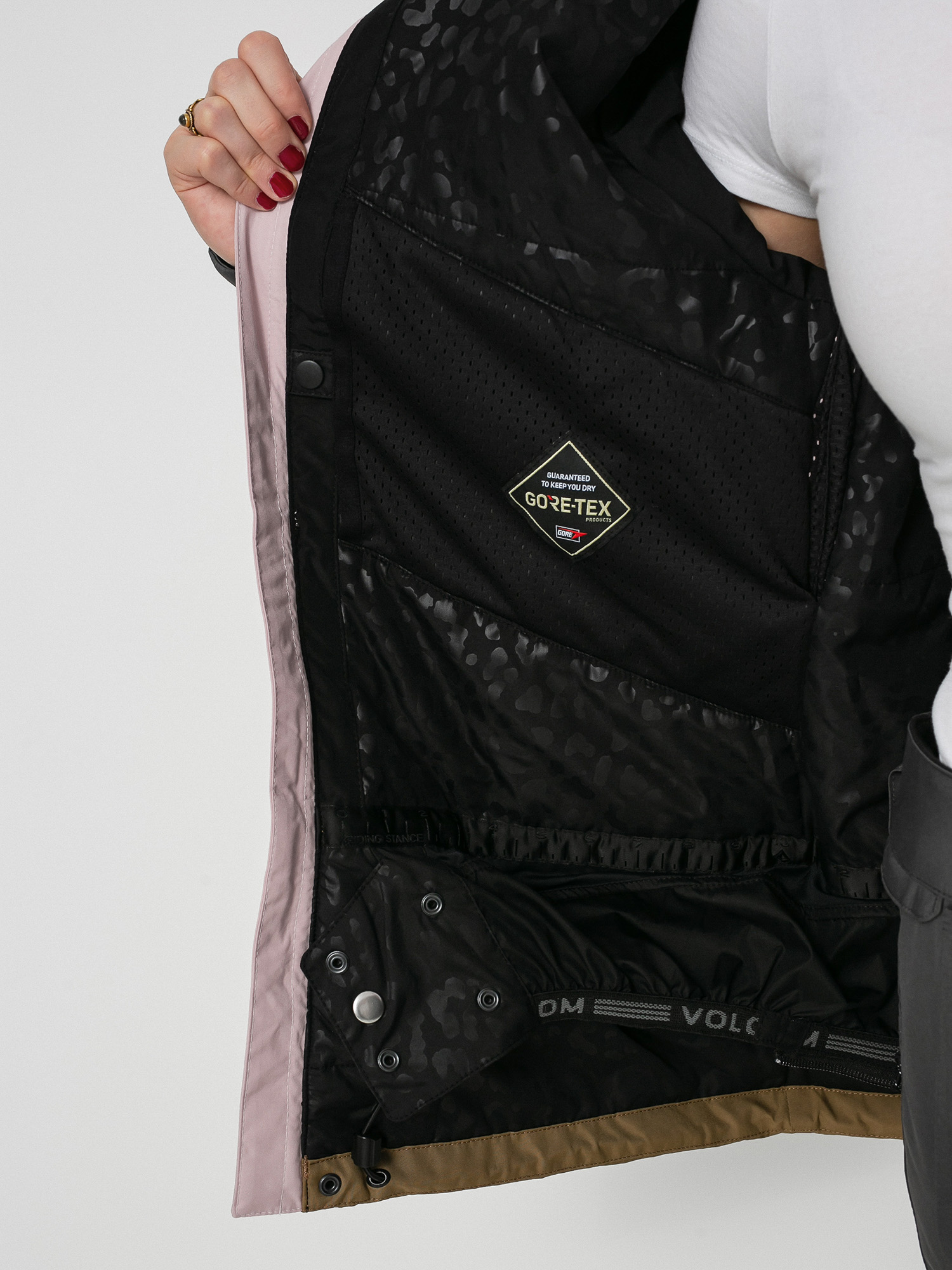 Damska Kurtka snowboardowa Volcom Aris Ins Gore (coffee)