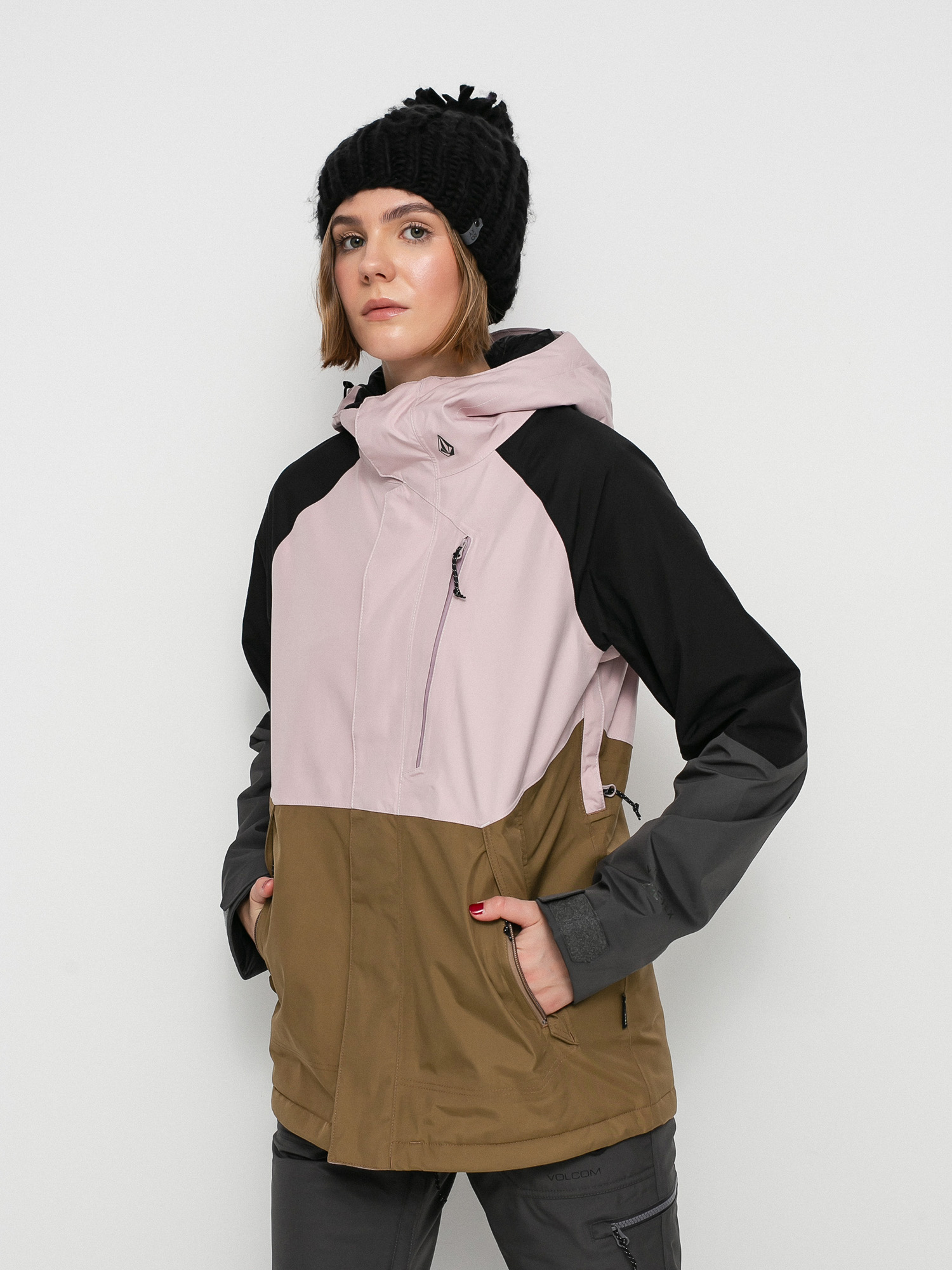 Damska Kurtka snowboardowa Volcom Aris Ins Gore (coffee)