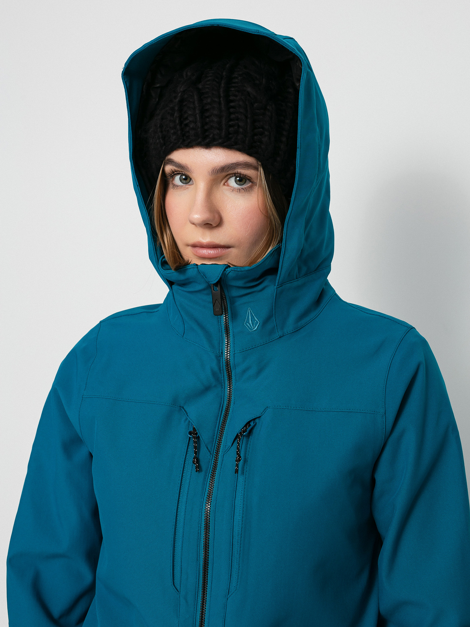 Damska Kurtka snowboardowa Volcom Shelter 3D Stretch (glacier blue)