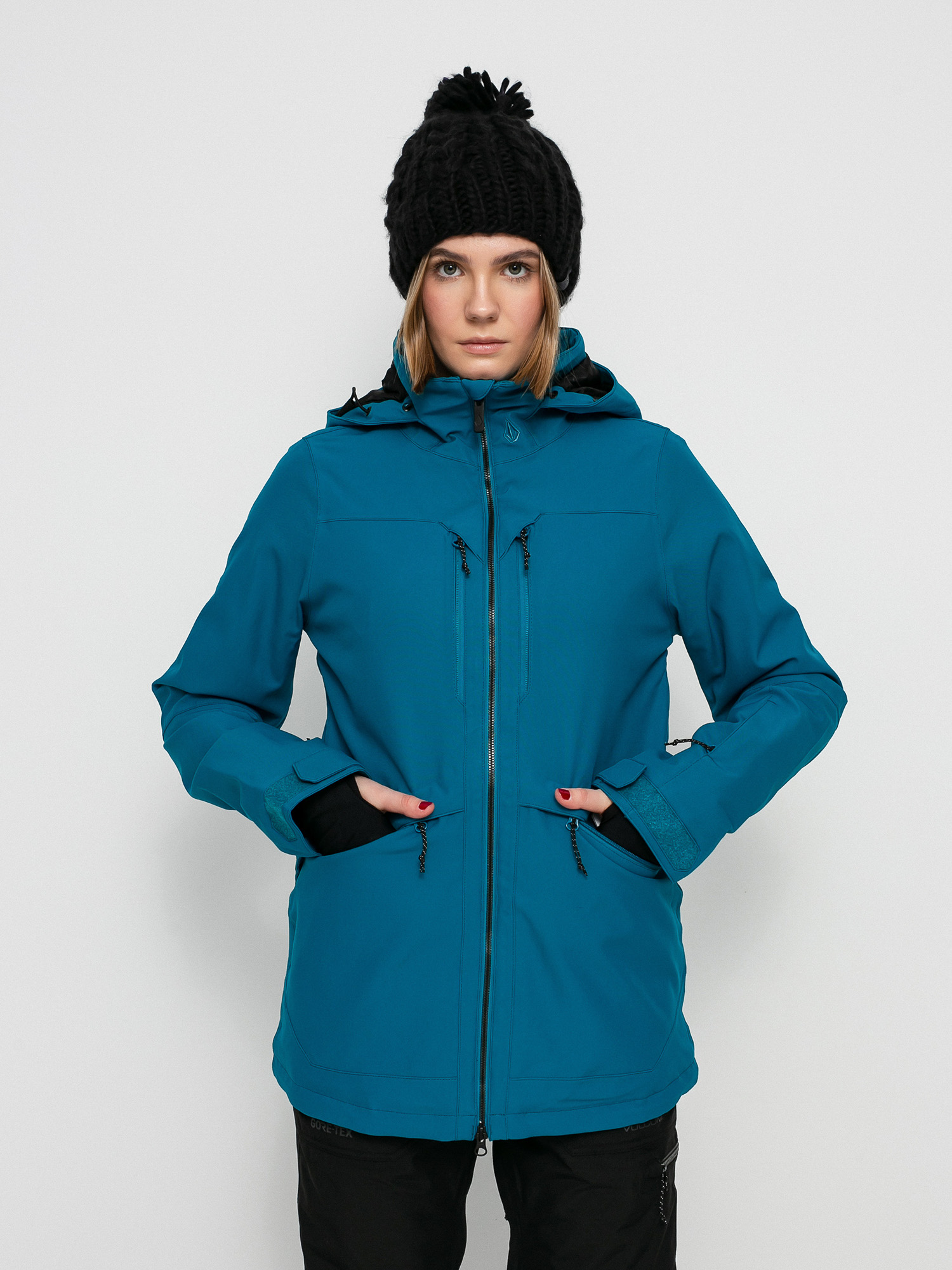 Damska Kurtka snowboardowa Volcom Shelter 3D Stretch (glacier blue)