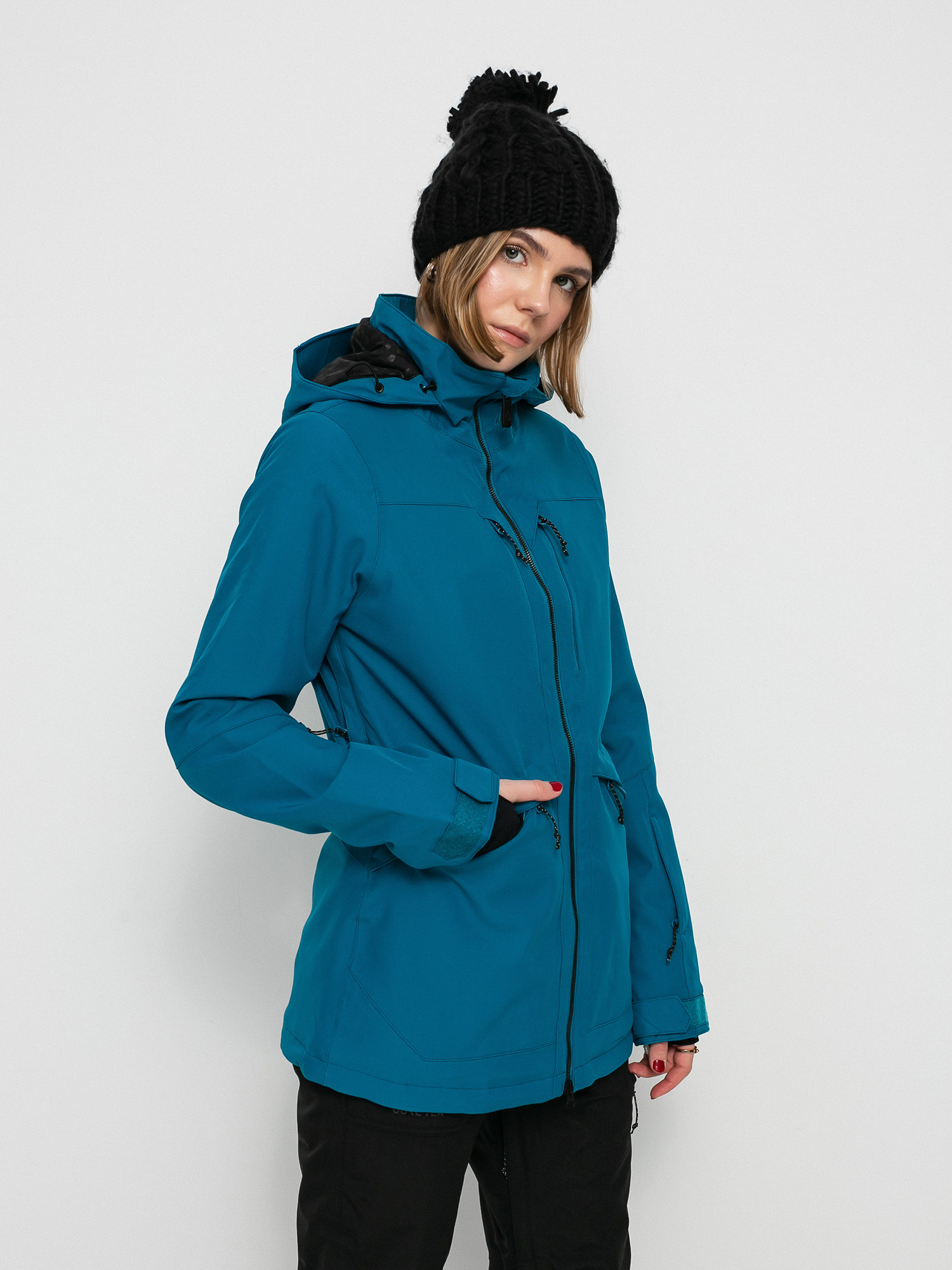 Damska Kurtka snowboardowa Volcom Shelter 3D Stretch (glacier blue)