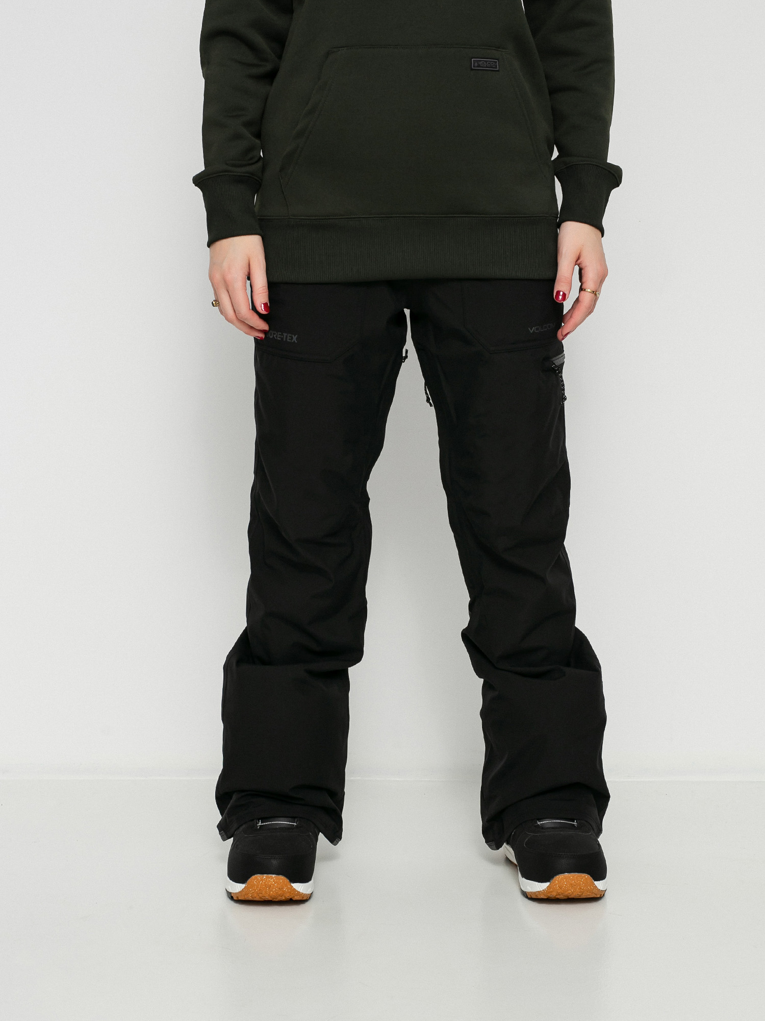 Damskie Spodnie snowboardowe Volcom Knox Ins Gore Tex (black)