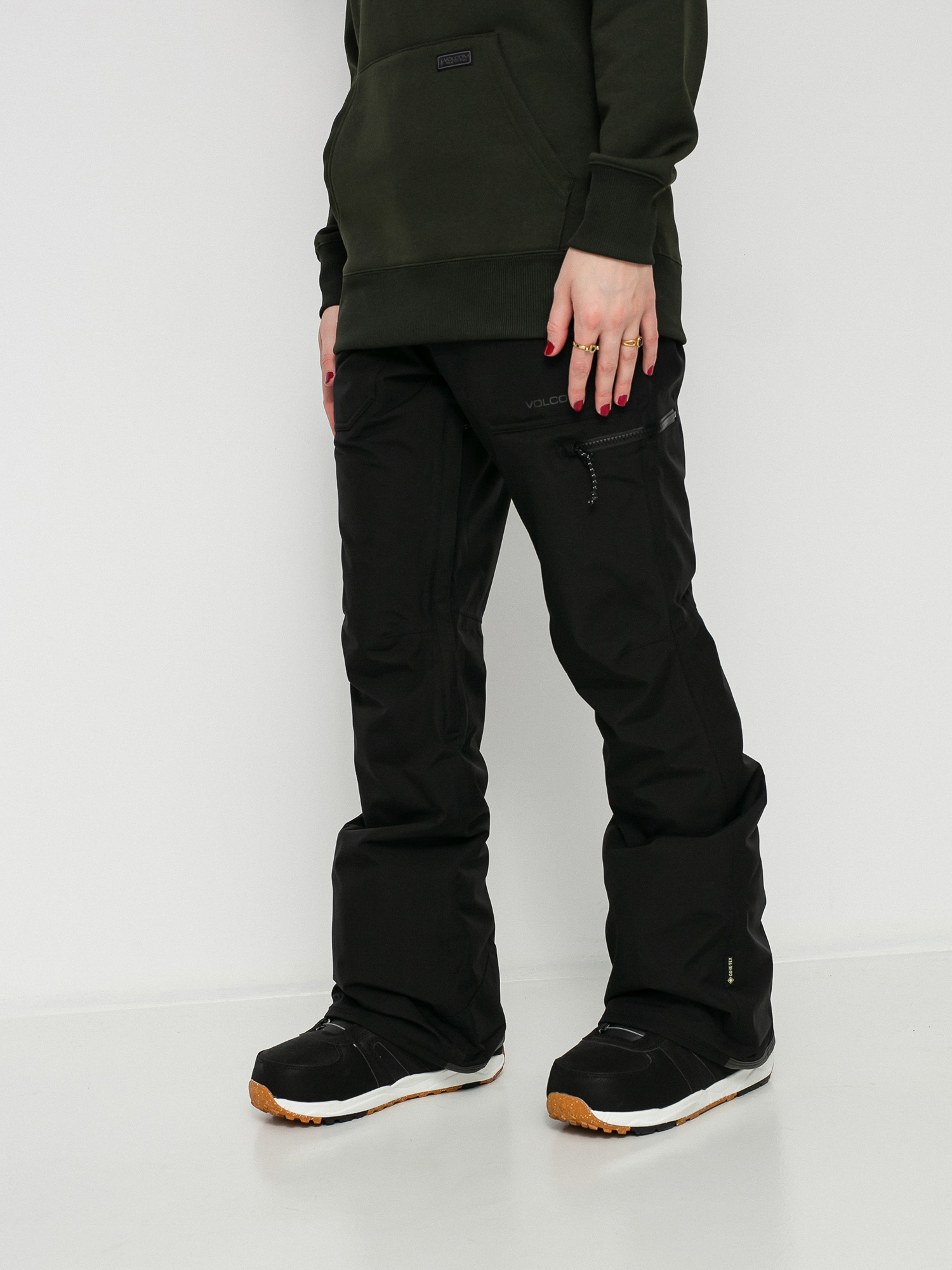 Damskie Spodnie snowboardowe Volcom Knox Ins Gore Tex (black)