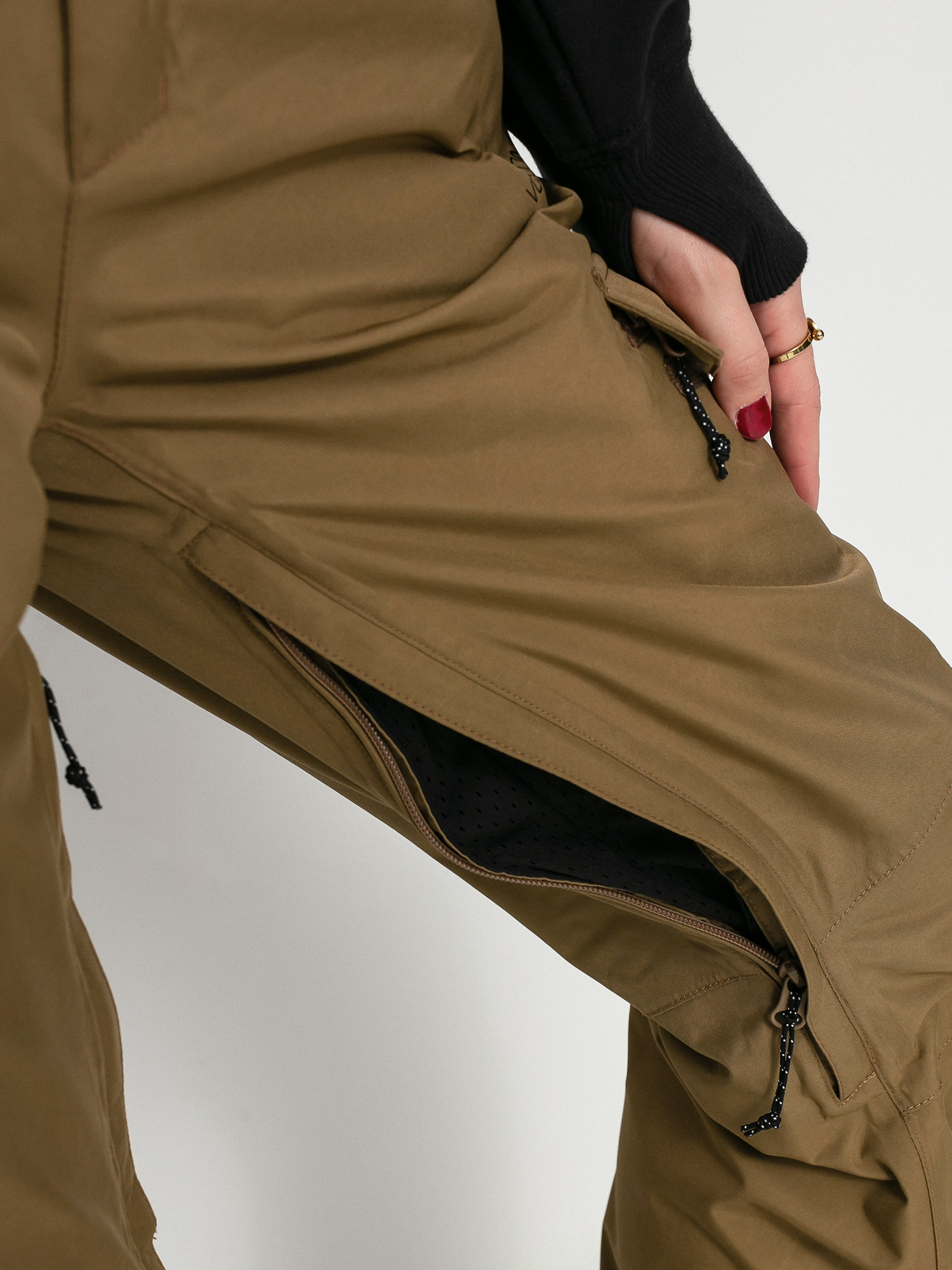 Damskie Spodnie snowboardowe Volcom Aston Gore Tex (coffee)