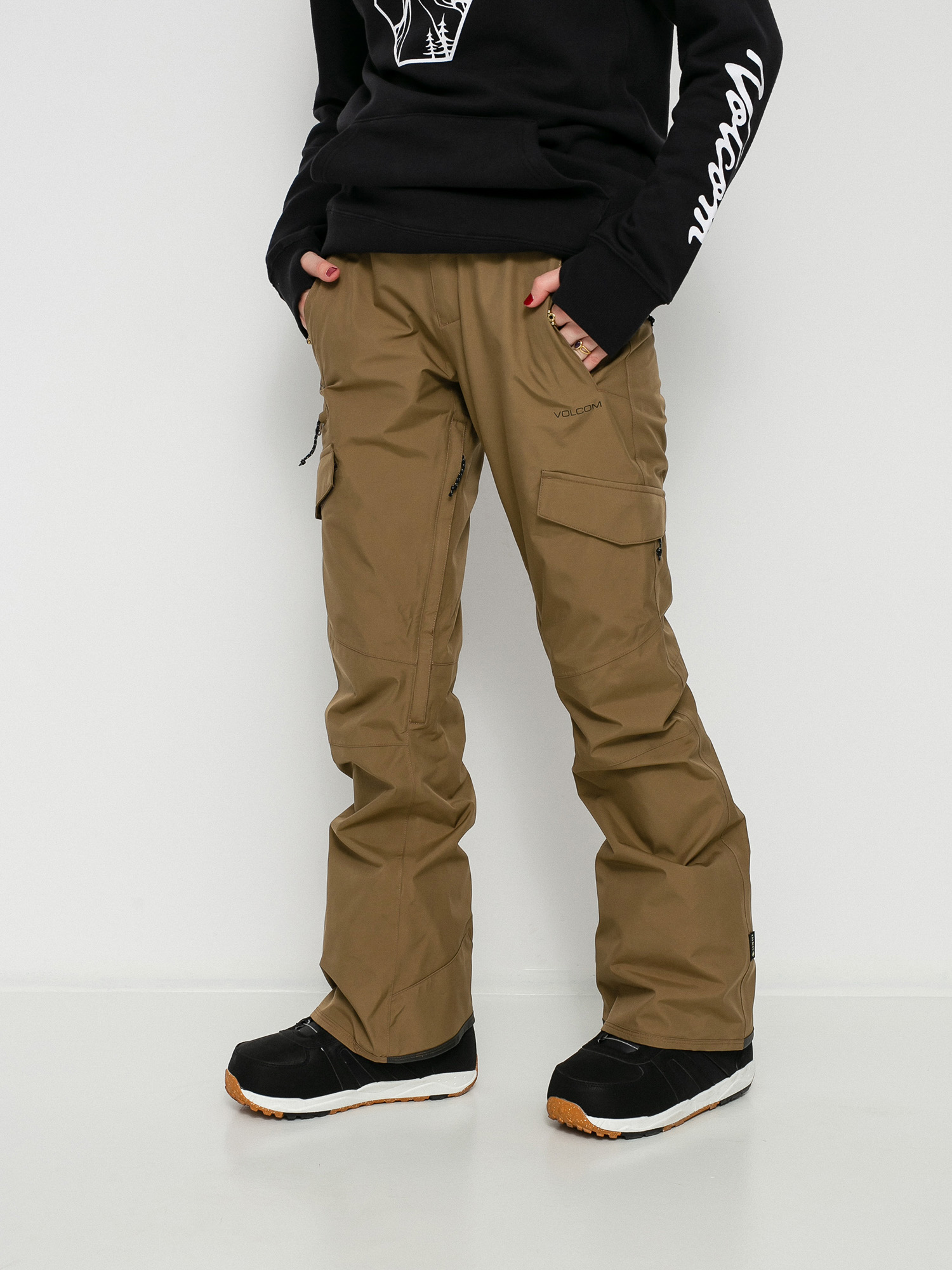 Damskie Spodnie snowboardowe Volcom Aston Gore Tex (coffee)