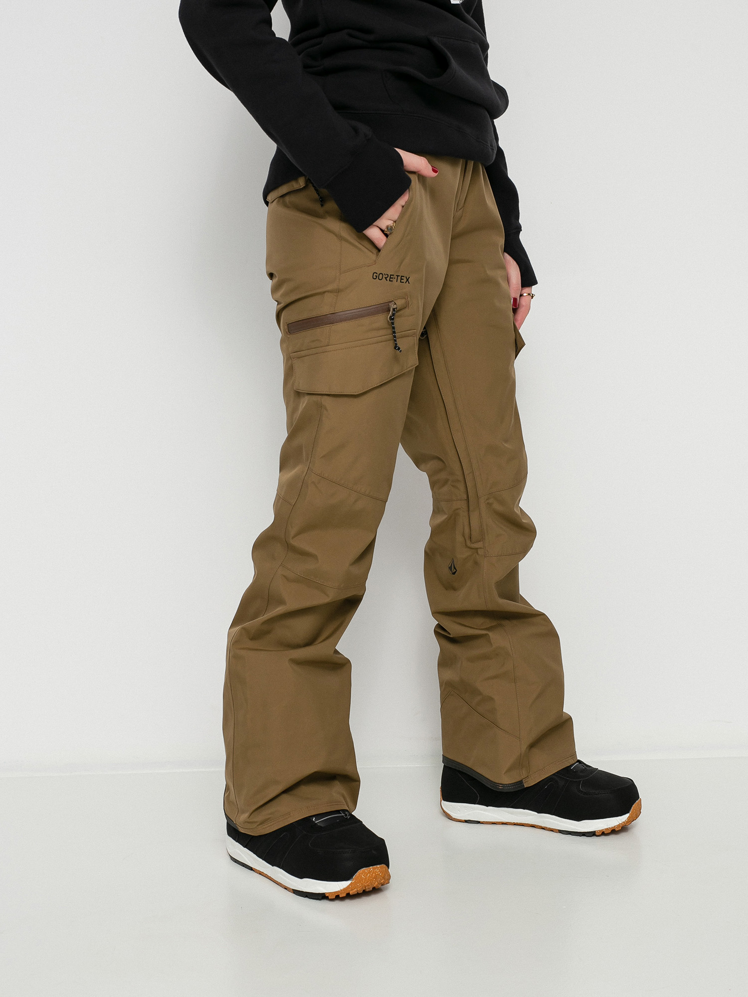 Damskie Spodnie snowboardowe Volcom Aston Gore Tex (coffee)