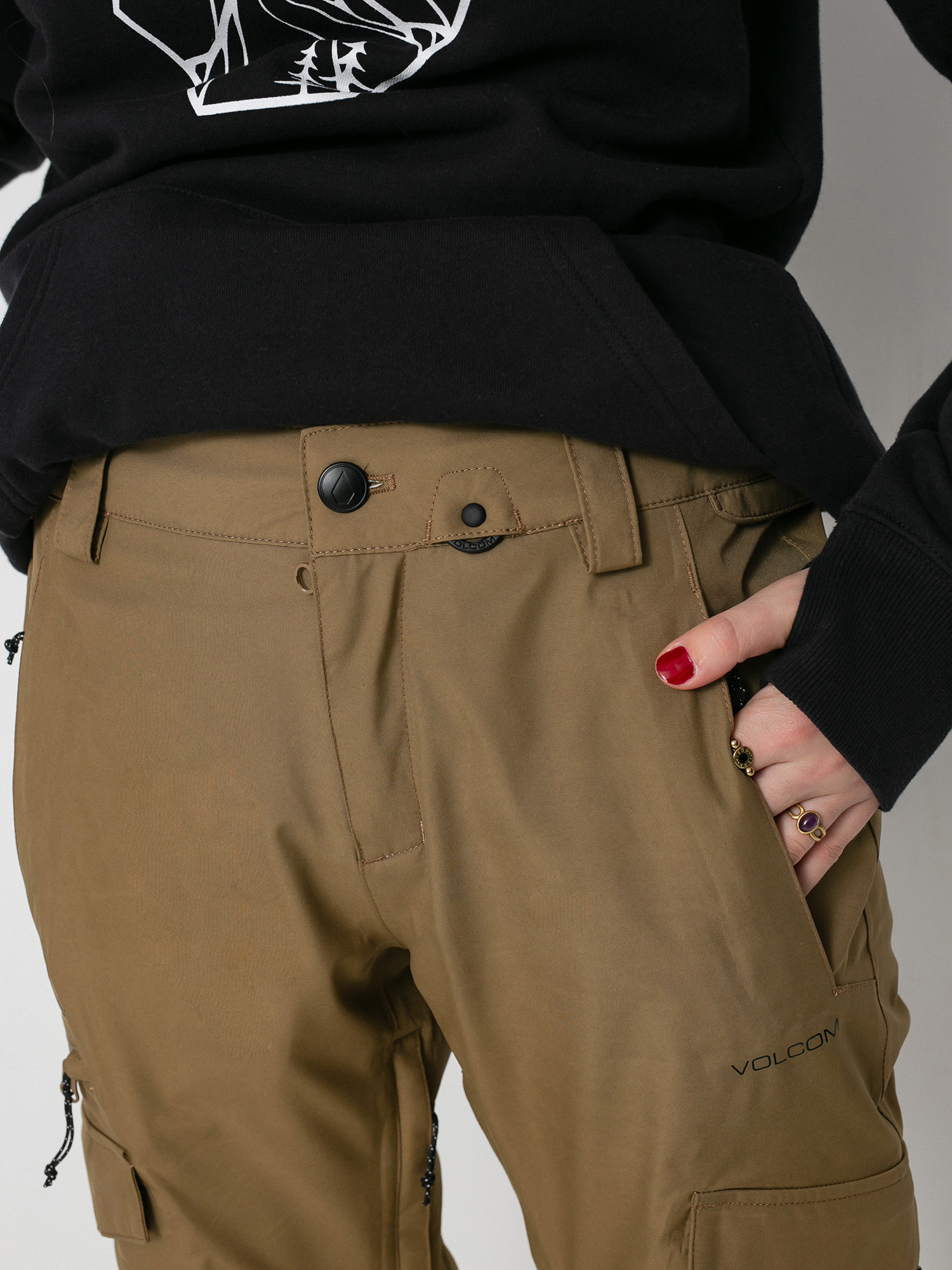 Damskie Spodnie snowboardowe Volcom Aston Gore Tex (coffee)