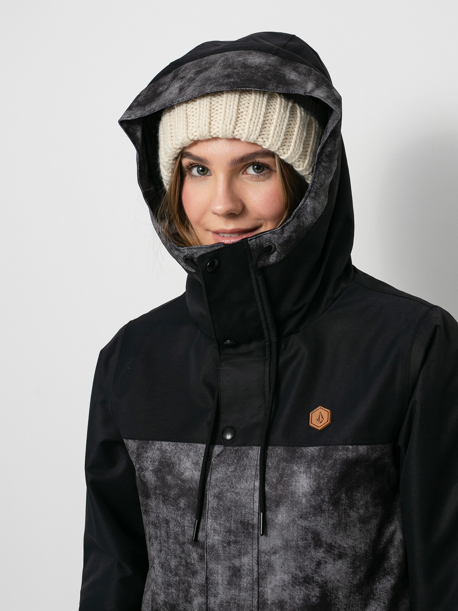 Damska Kurtka snowboardowa Volcom Bolt Ins (acid black)