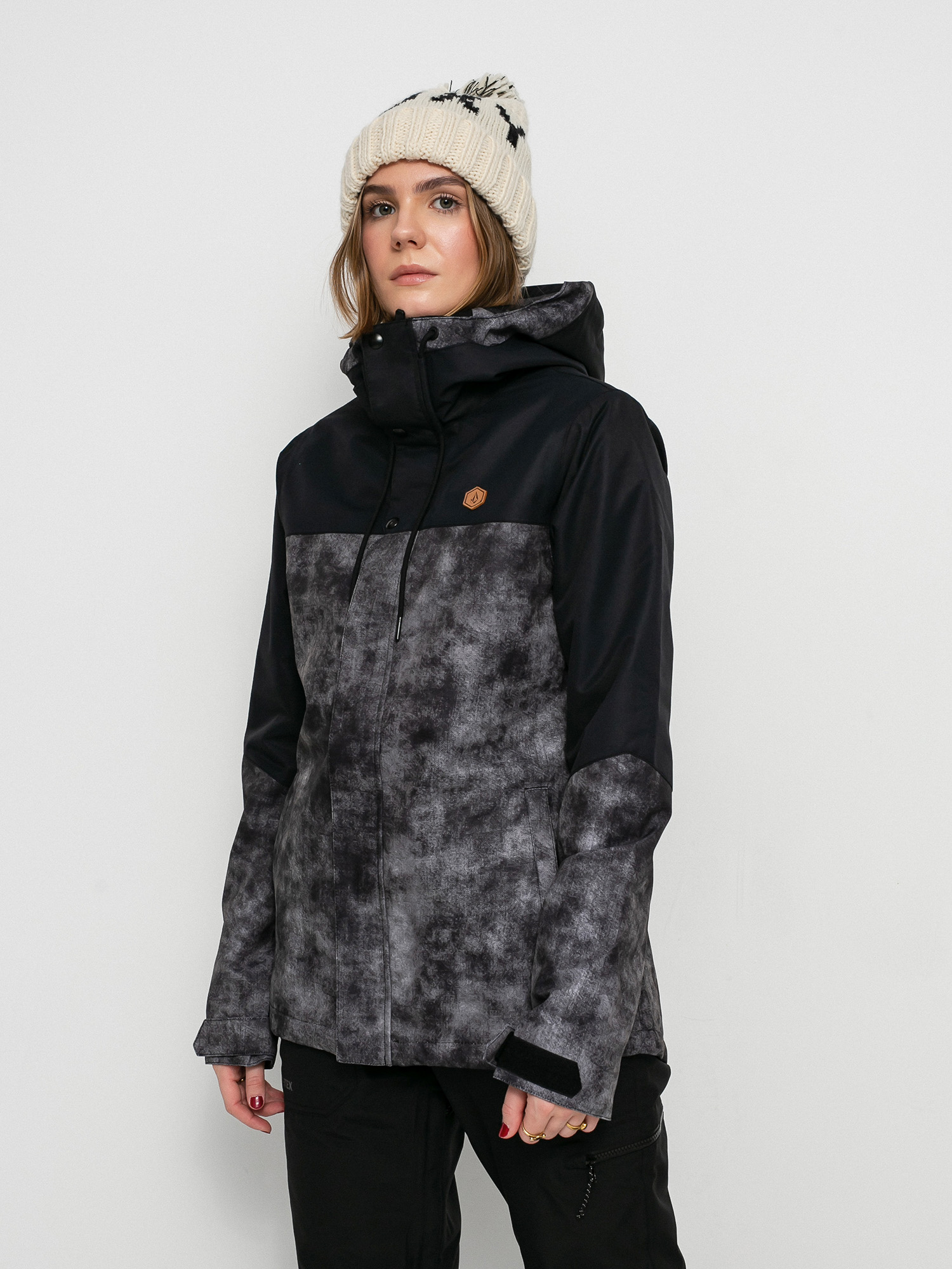 Damska Kurtka snowboardowa Volcom Bolt Ins (acid black)