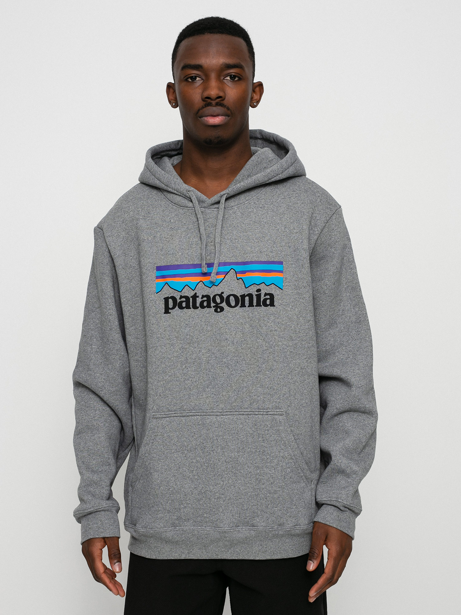 Bluza z kapturem Patagonia Logo Uprisal HD (gravel heather)