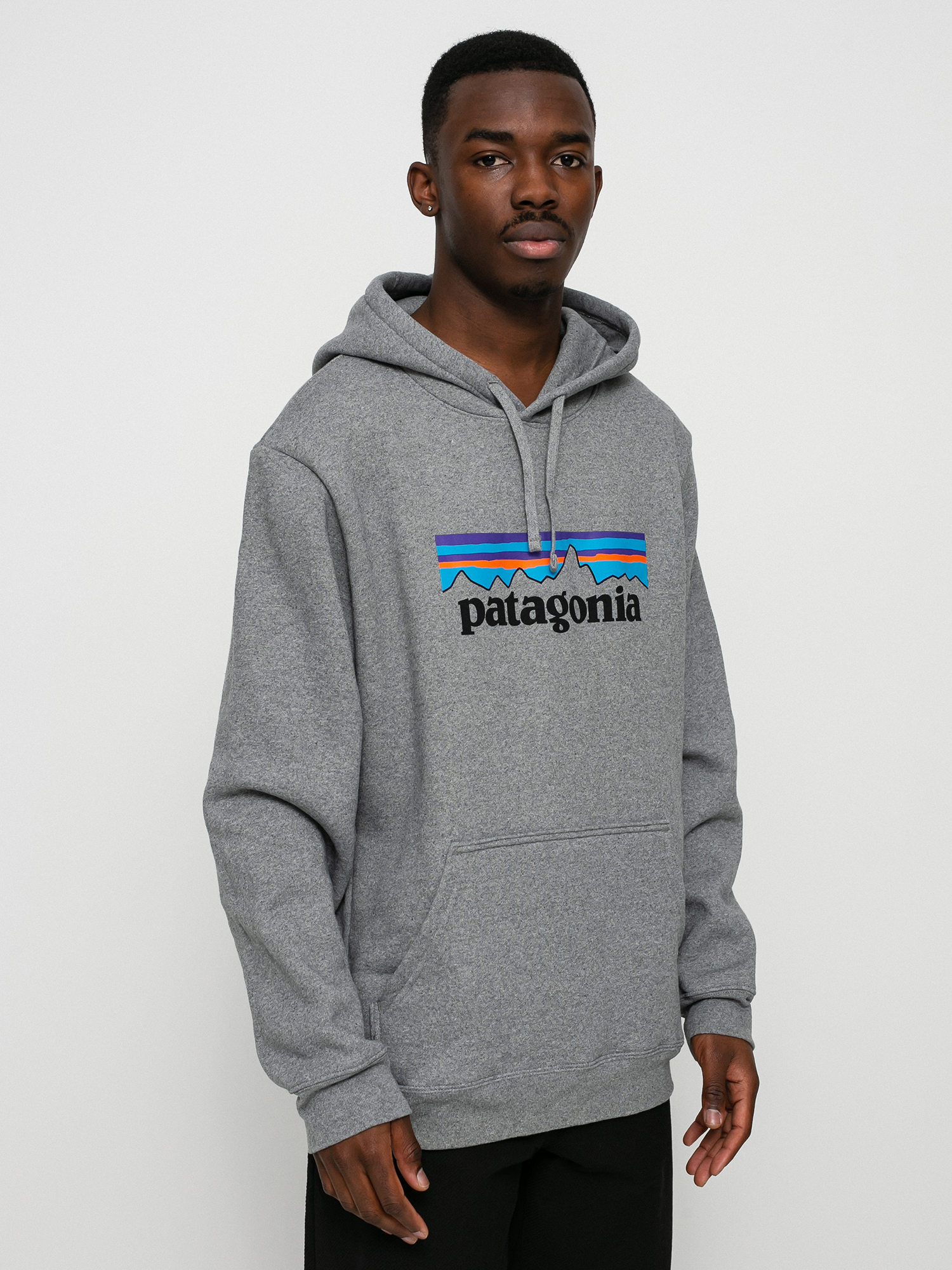Bluza z kapturem Patagonia Logo Uprisal HD (gravel heather)
