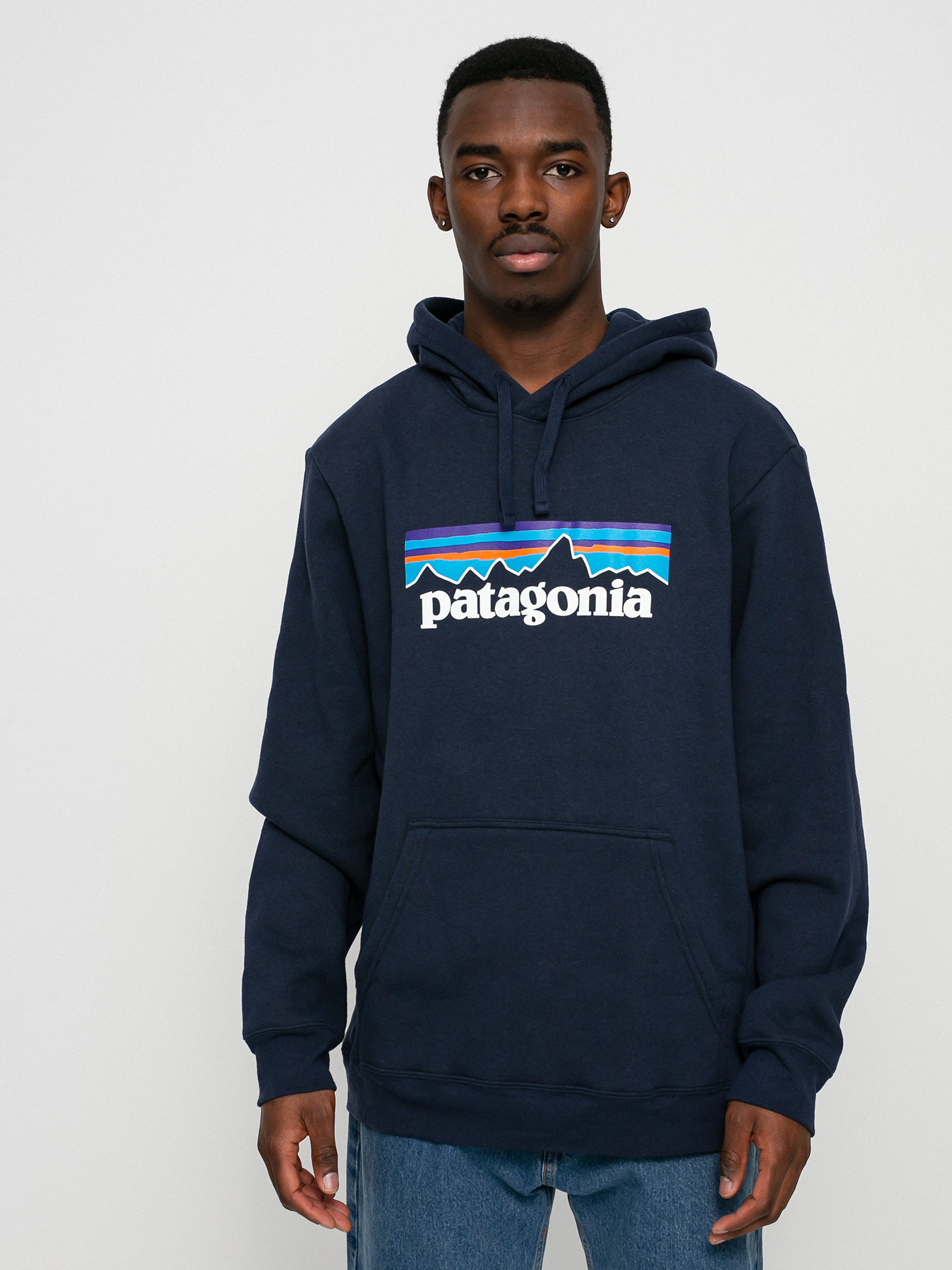 Bluza z kapturem Patagonia Logo Uprisal HD (new navy)