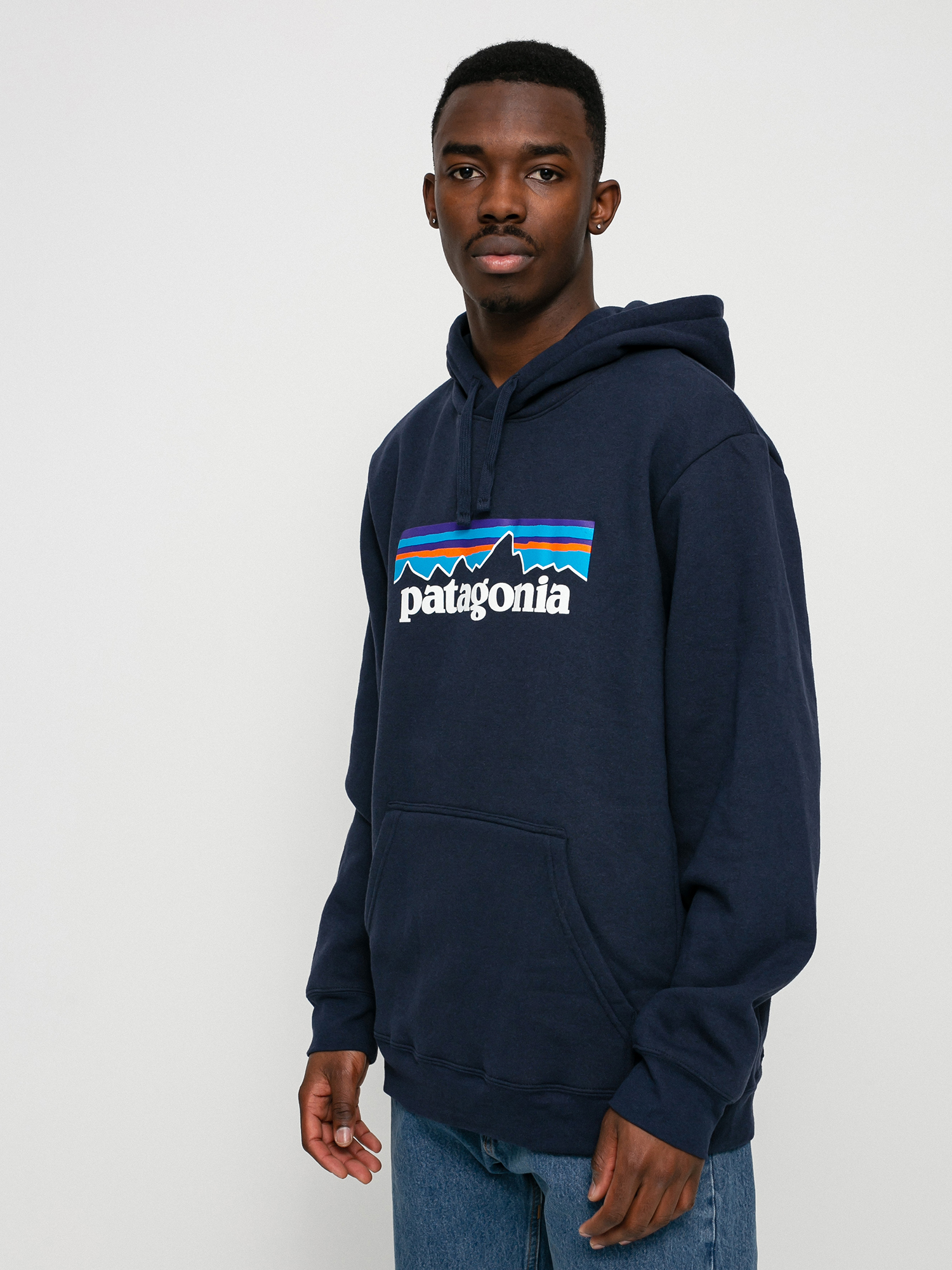 Bluza z kapturem Patagonia Logo Uprisal HD (new navy)