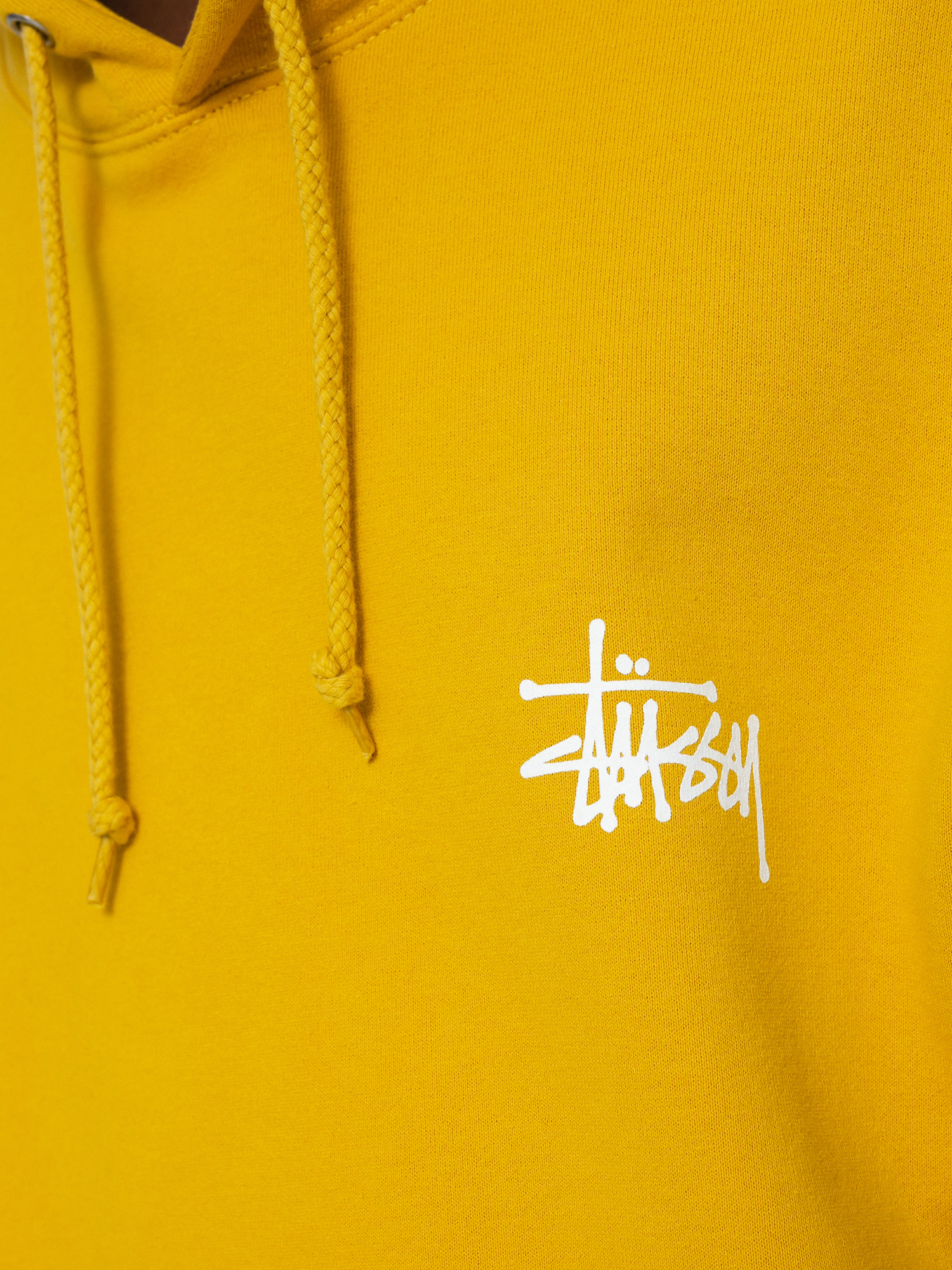 Bluza z kapturem Stussy Basic Stussy HD (honey)