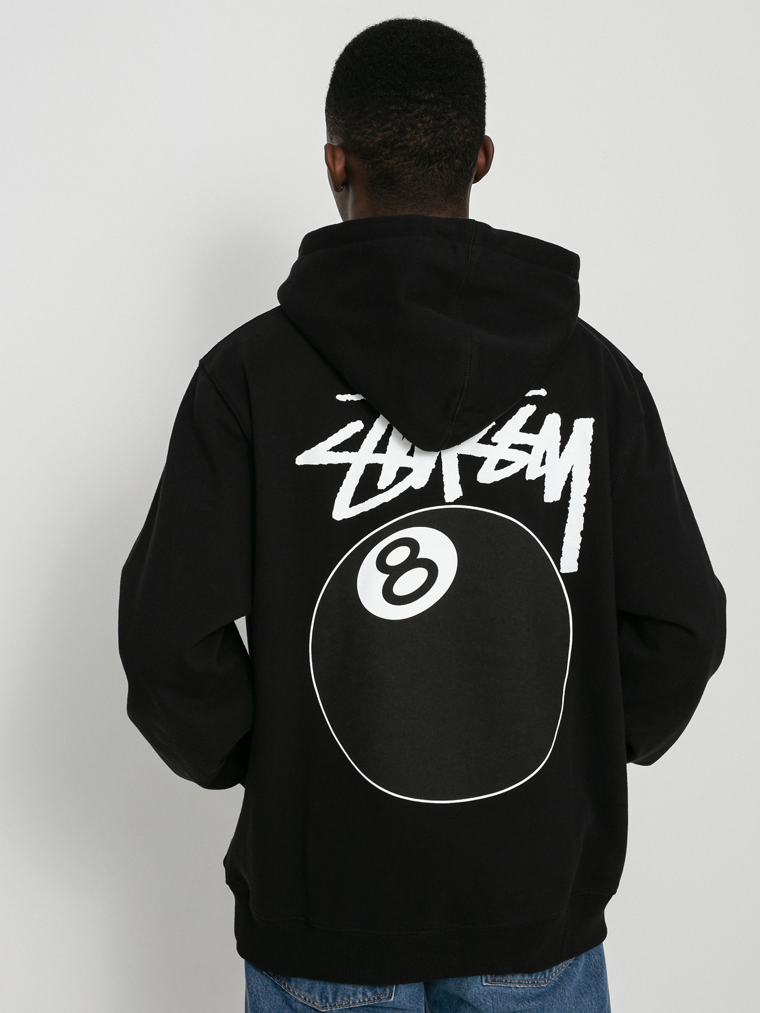 Bluza z kapturem Stussy 8 Ball HD (black)