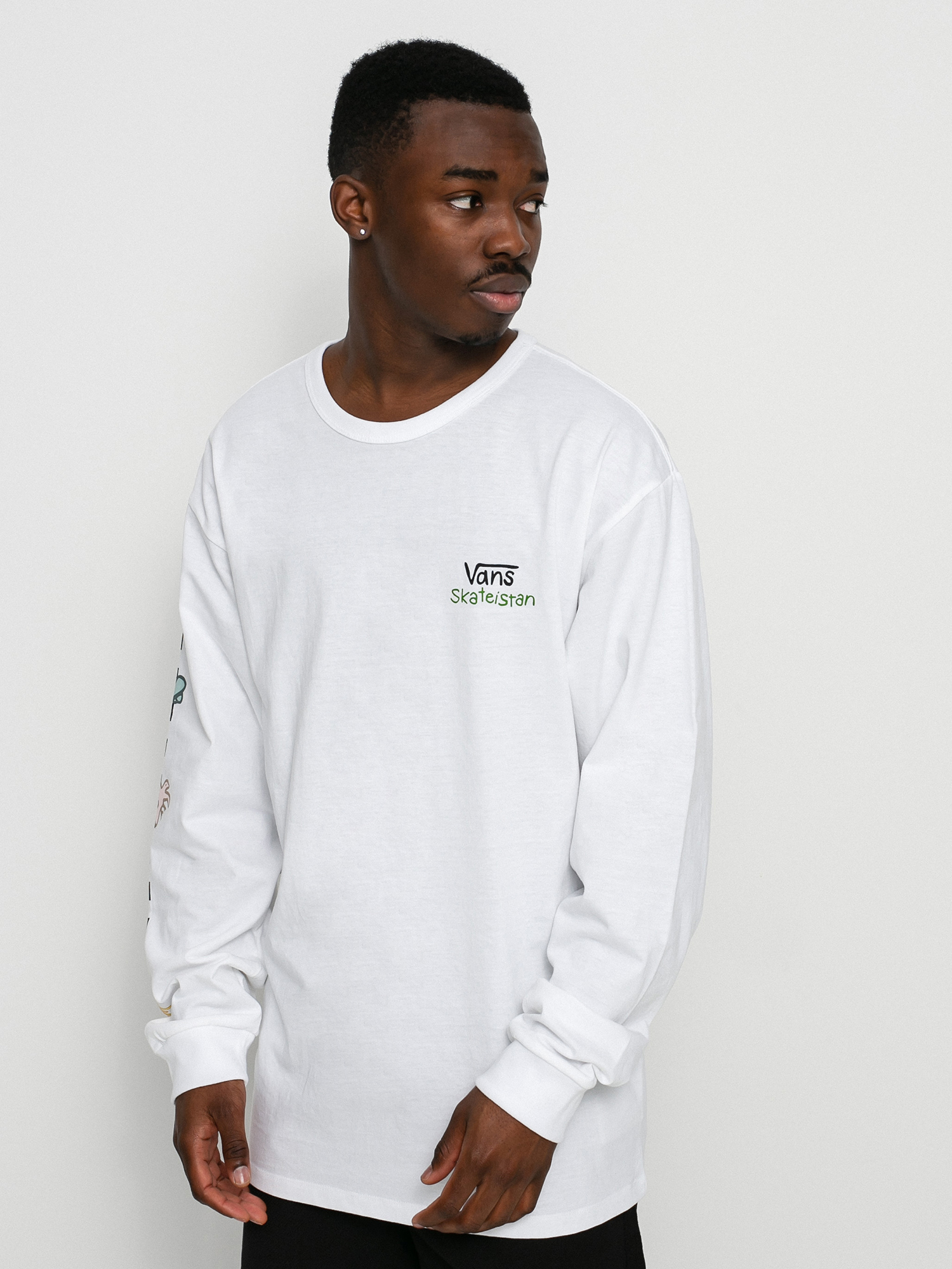 Longsleeve Vans X Skateistan Off The Wall (white)