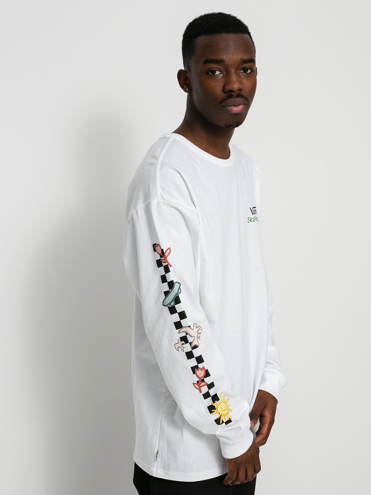 Longsleeve Vans X Skateistan Off The Wall (white)
