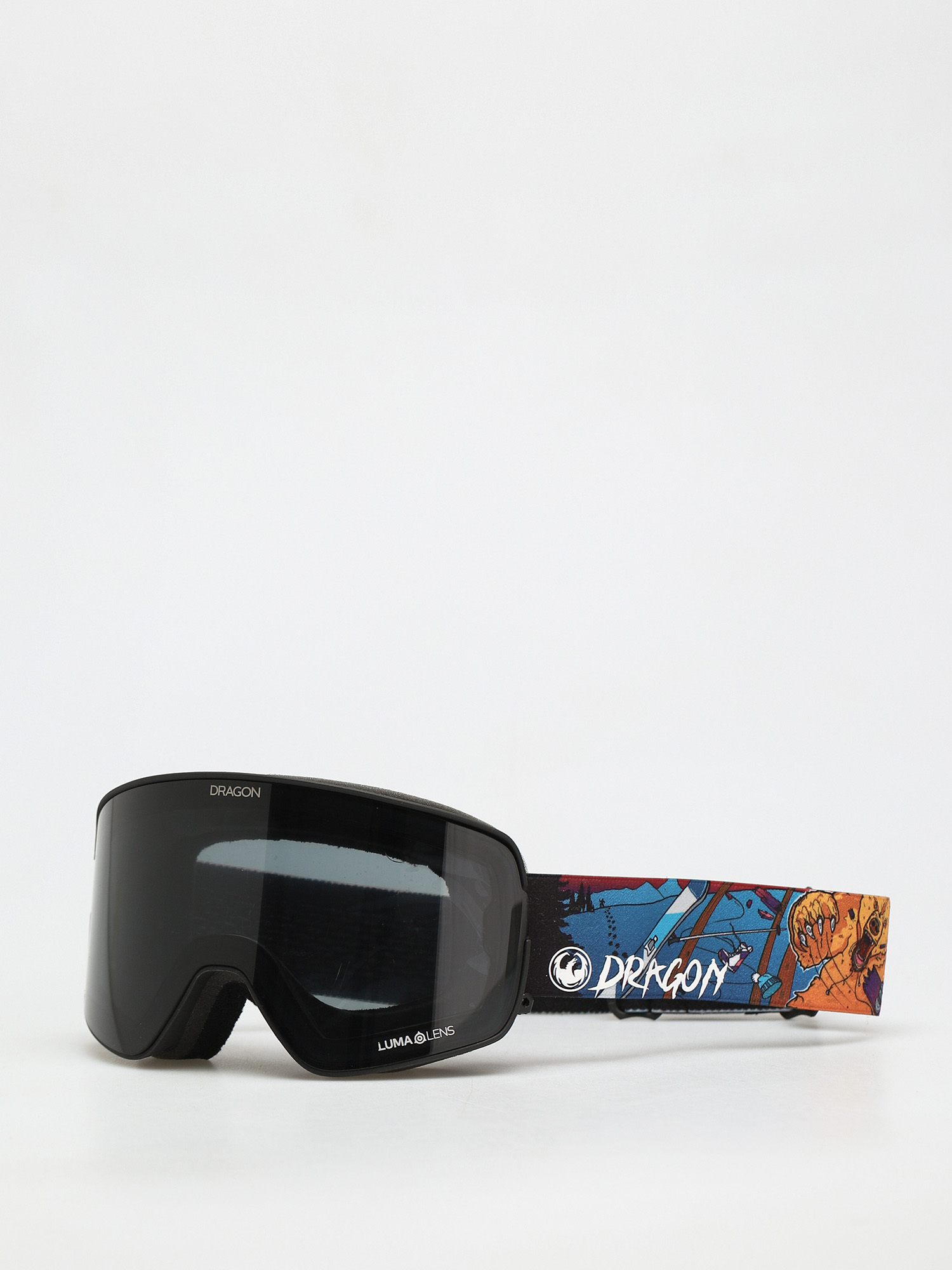 Gogle Dragon NFX2 (teddy/ll dark smoke/ll violet)