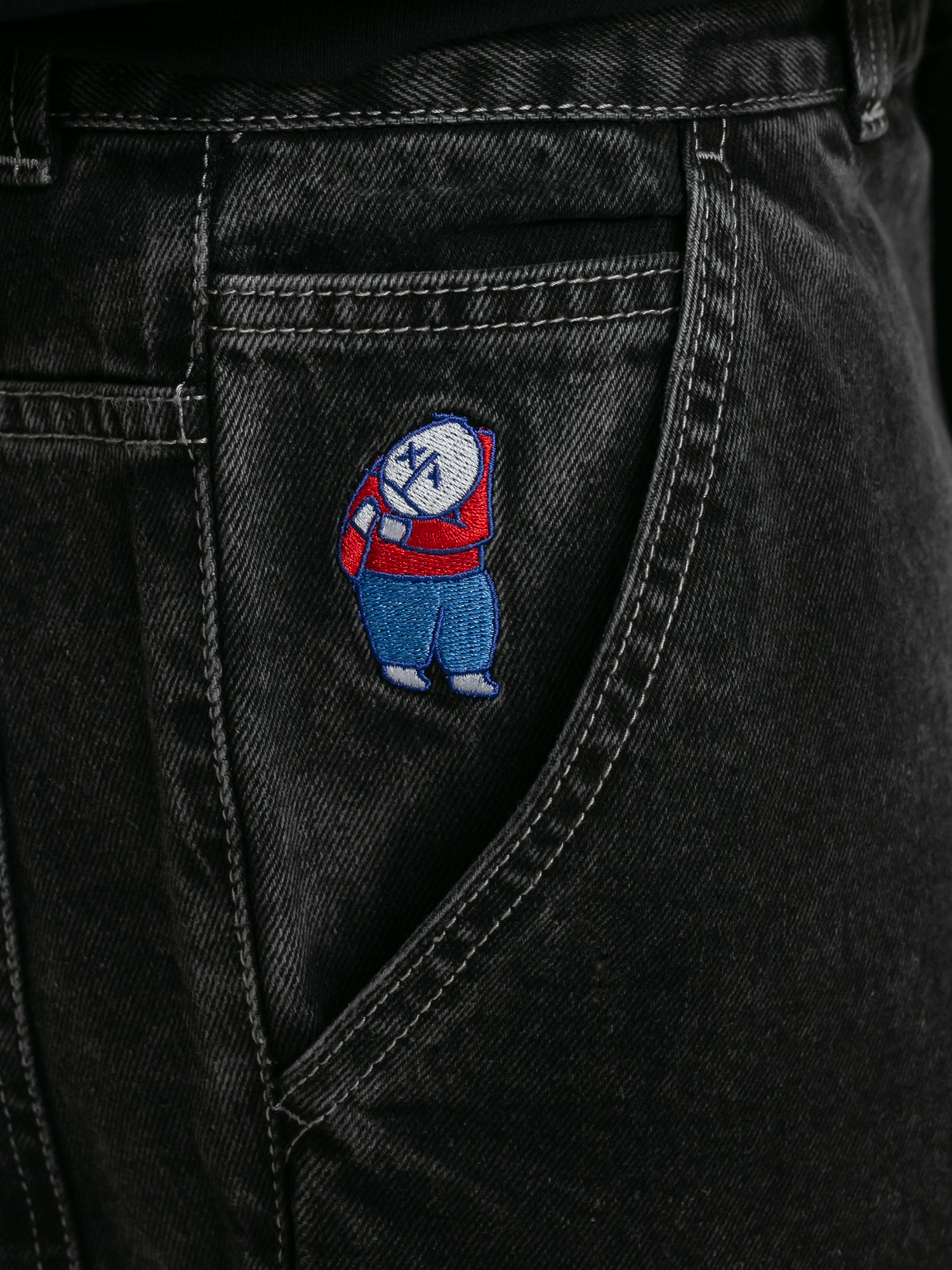 Spodnie Polar Skate Big Boy Work (washed black)