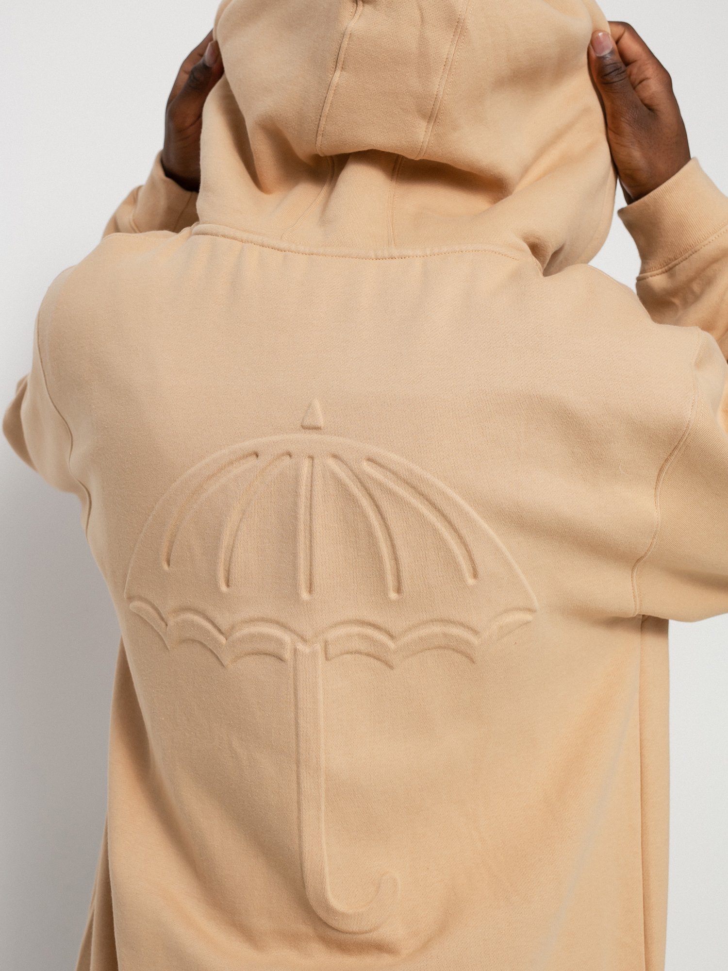 Bluza z kapturem Helas Relief ZHD (beige)