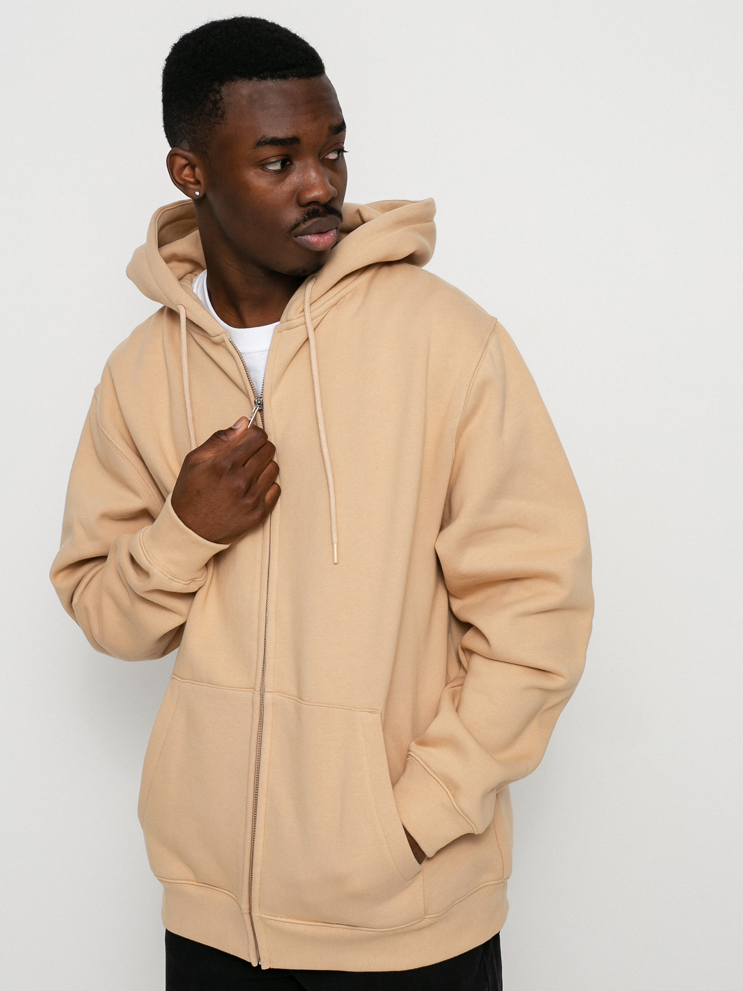 Bluza z kapturem Helas Relief ZHD (beige)