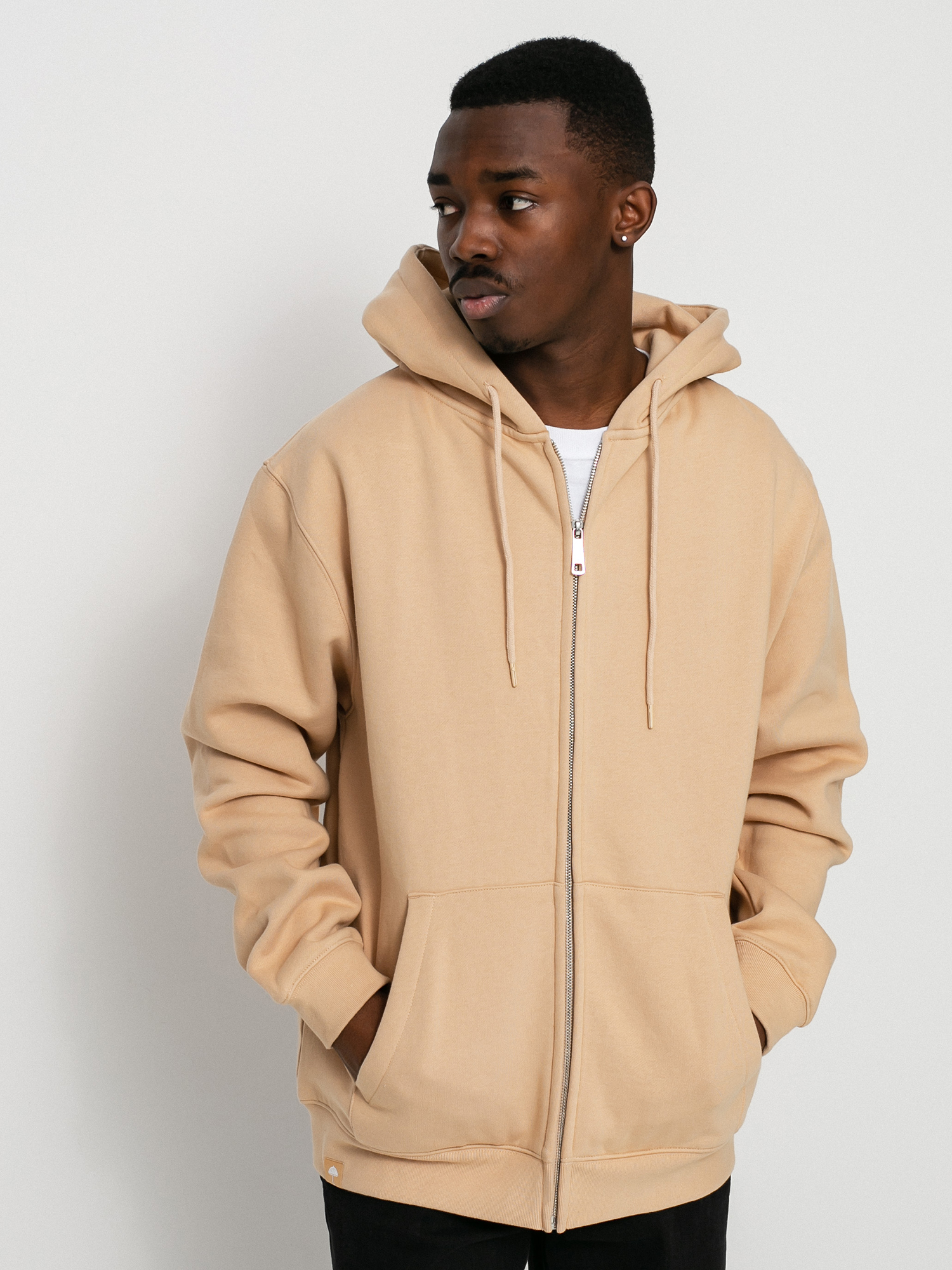 Bluza z kapturem Helas Relief ZHD (beige)