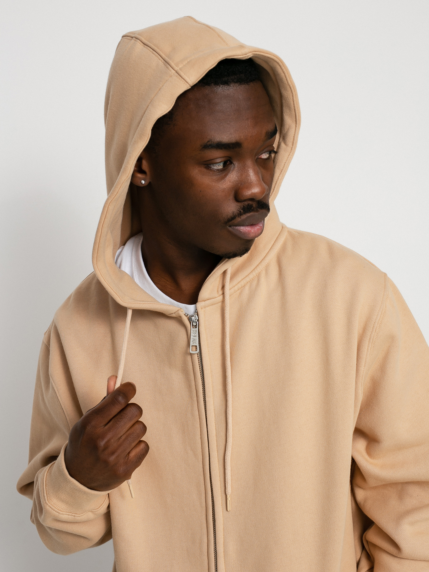 Bluza z kapturem Helas Relief ZHD (beige)