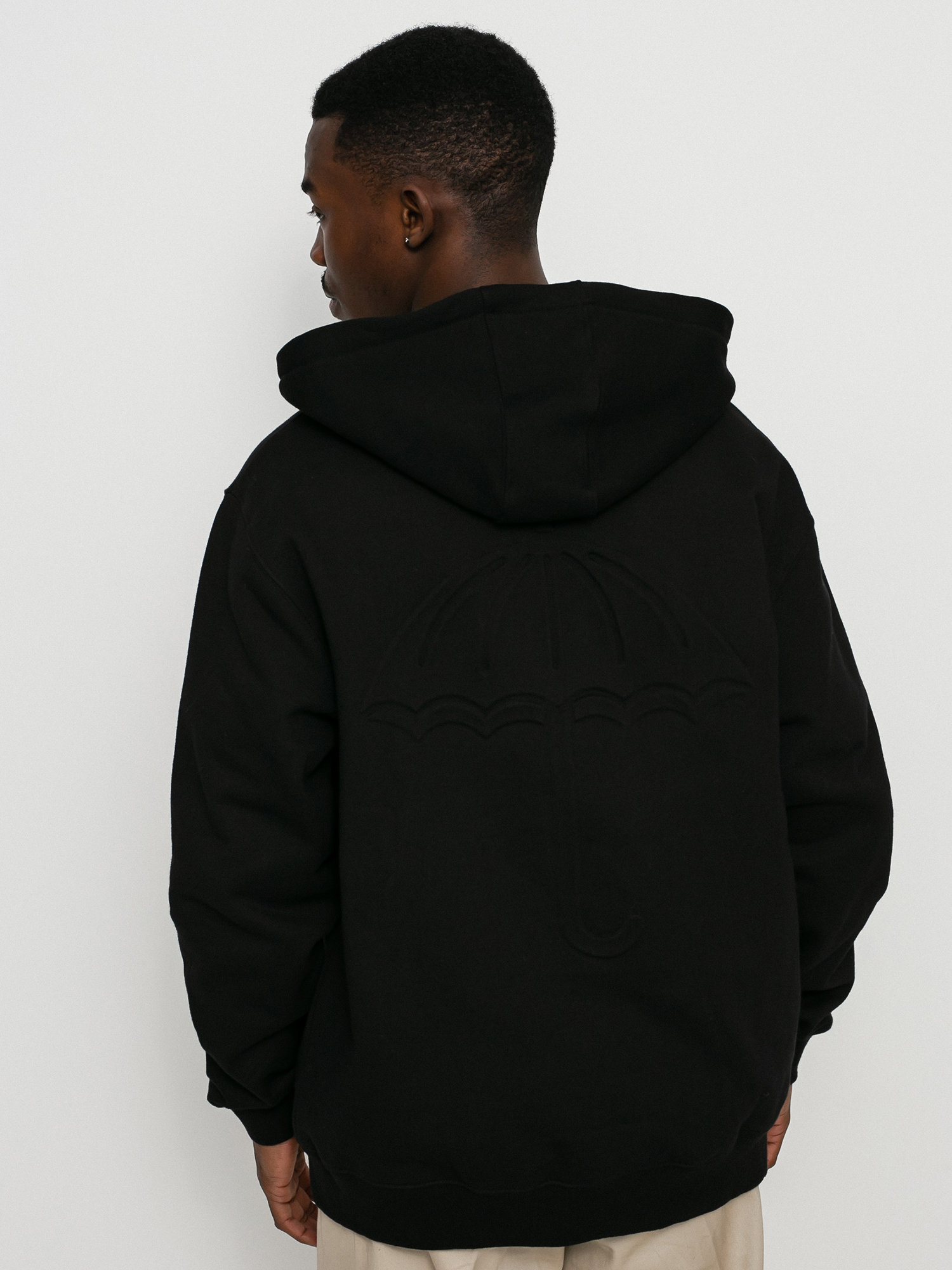 Bluza z kapturem Helas Relief ZHD (black)