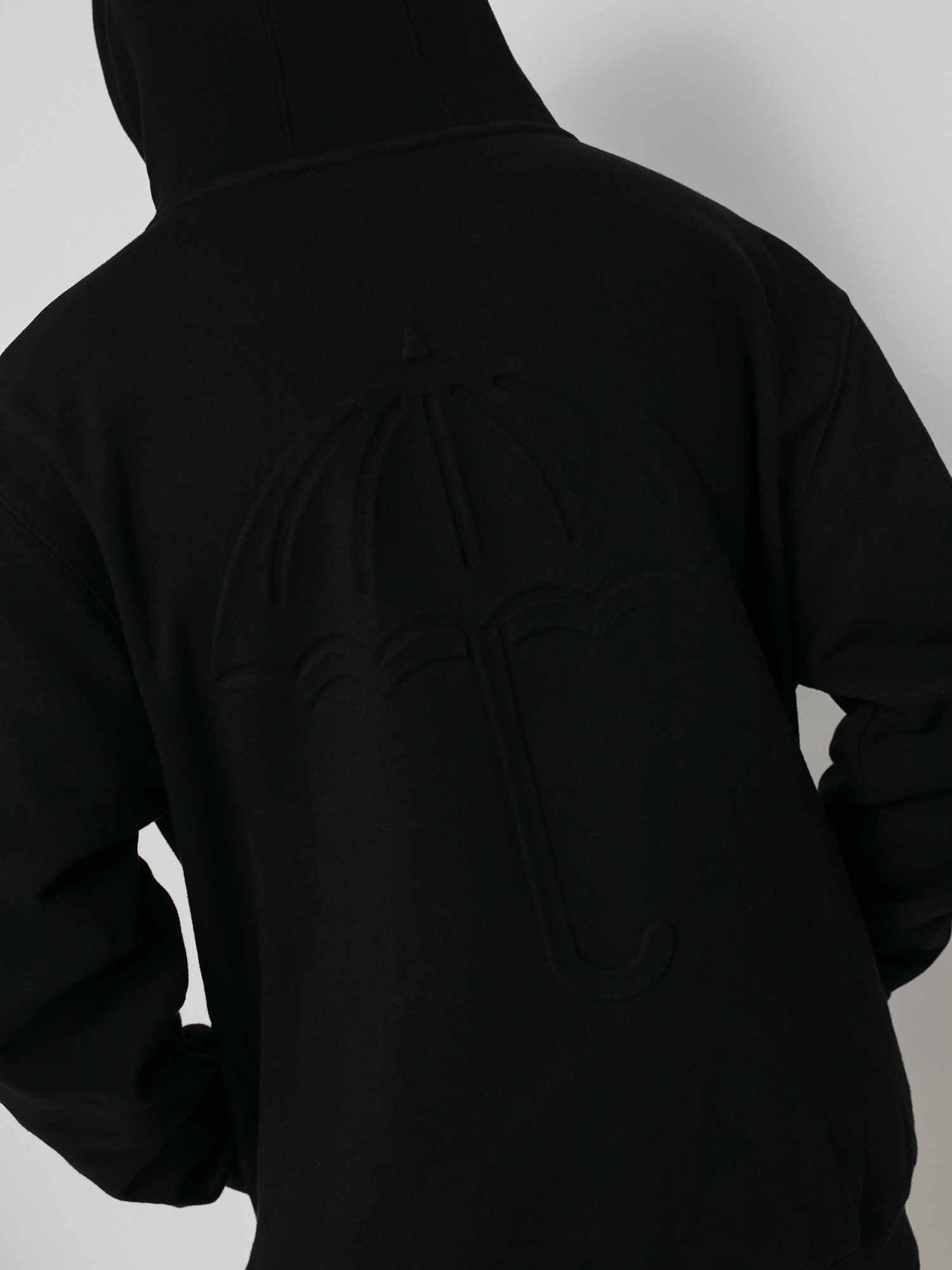 Bluza z kapturem Helas Relief ZHD (black)