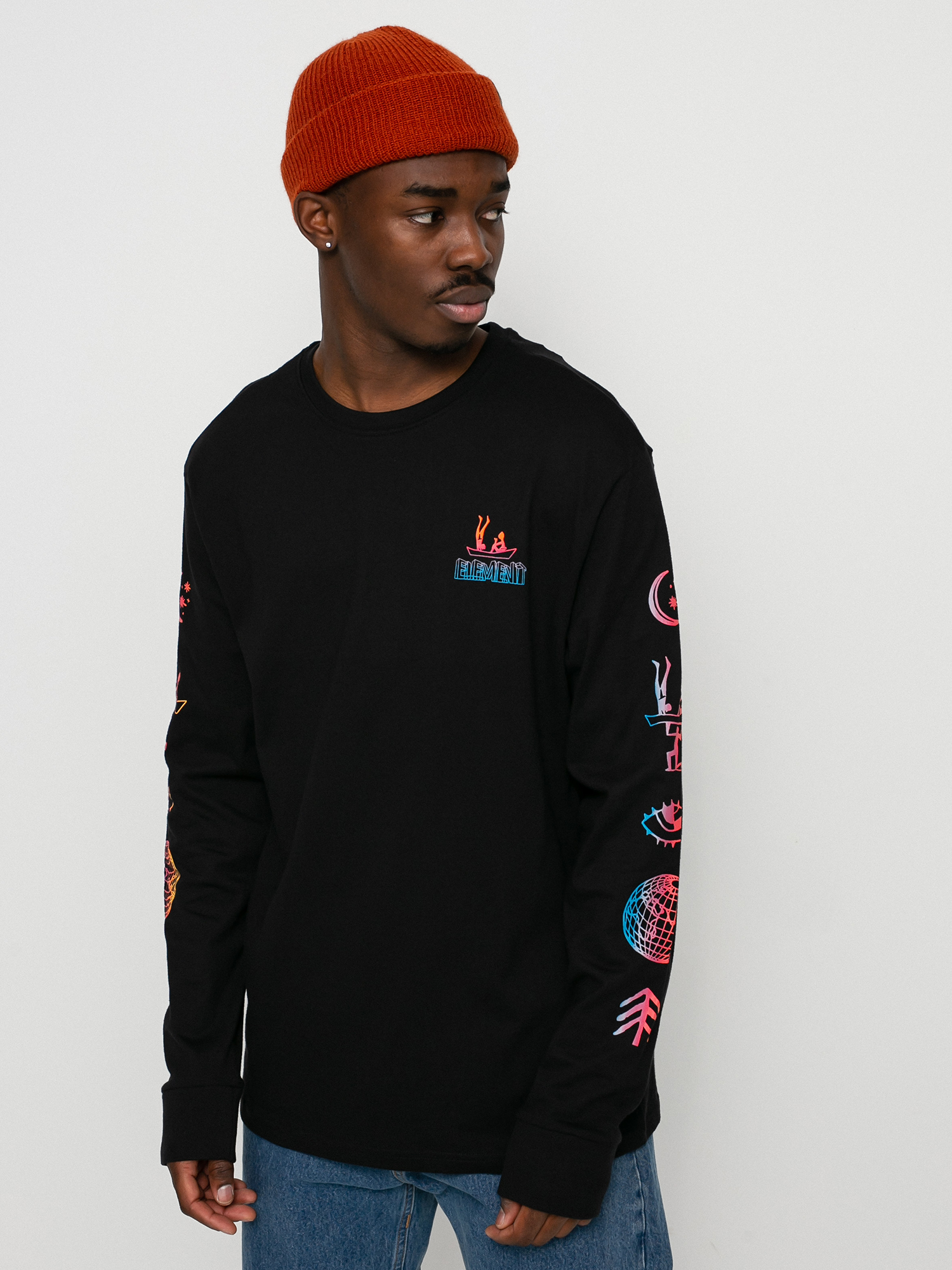 Longsleeve Element Cabeza (flint black)