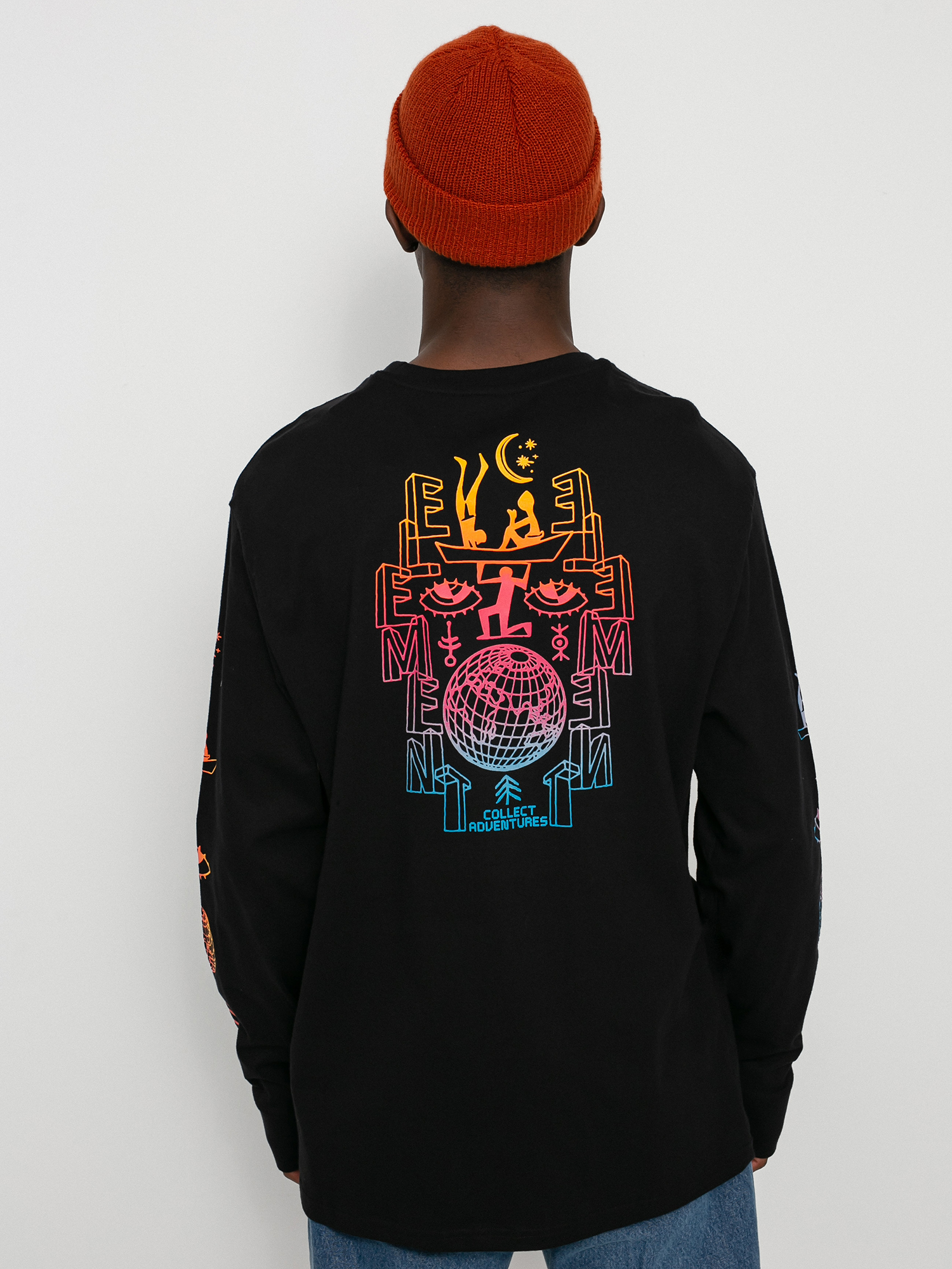 Longsleeve Element Cabeza (flint black)