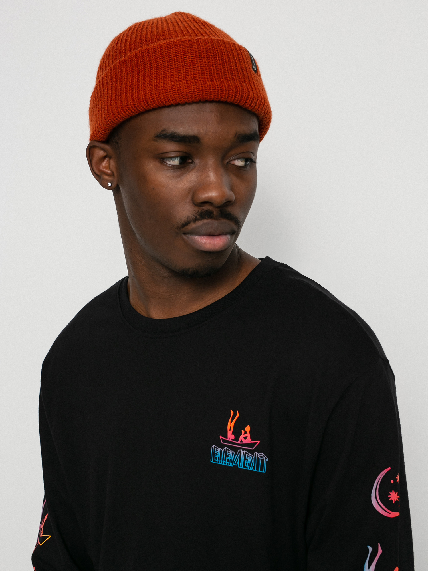 Longsleeve Element Cabeza (flint black)