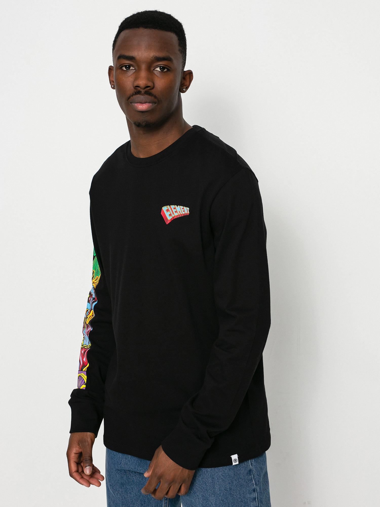 Longsleeve Element Fenix (flint black)