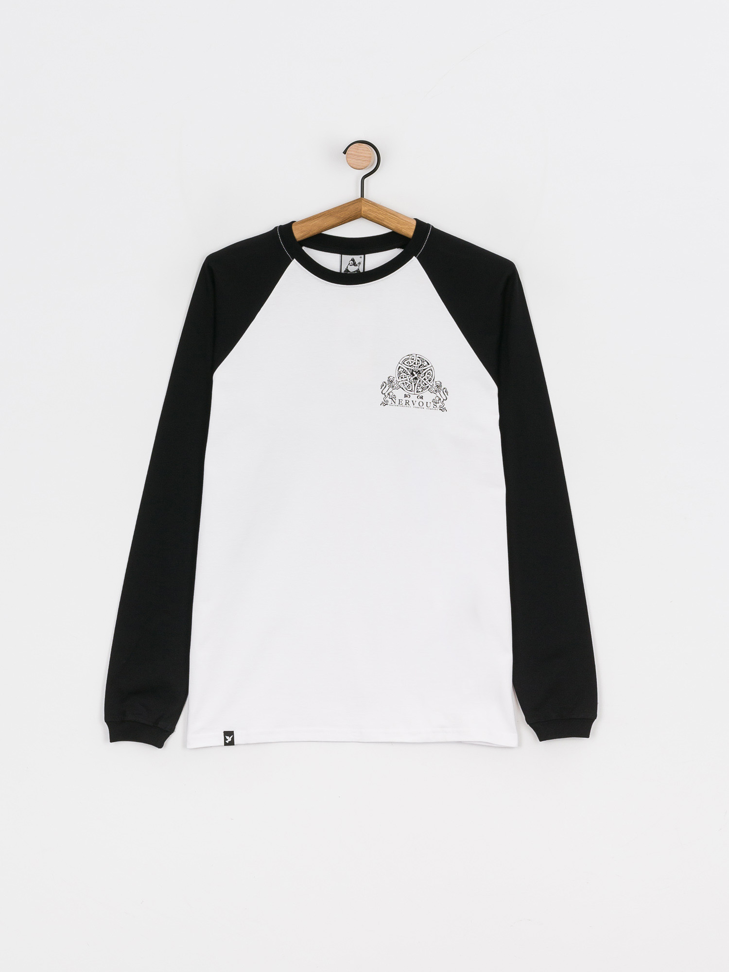 Longsleeve Nervous Forever (black/white)
