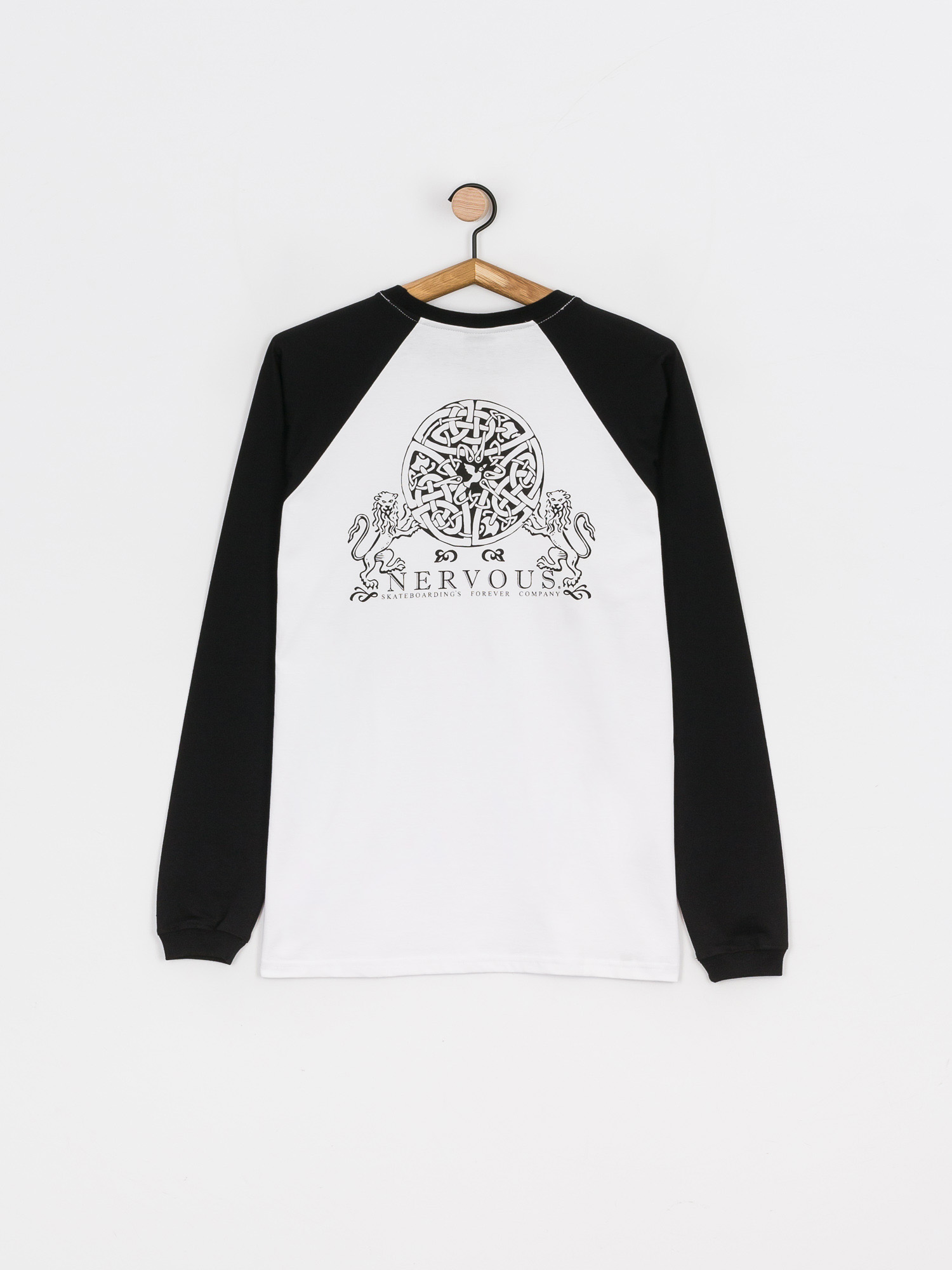 Longsleeve Nervous Forever (black/white)