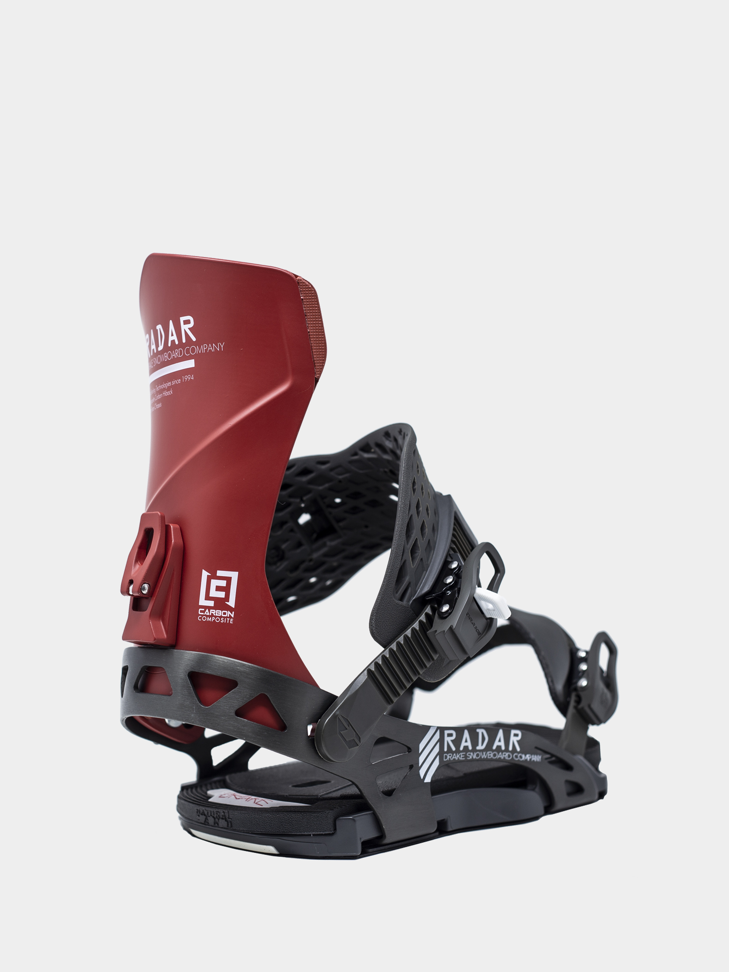Męskie Wiązania snowboardowe Drake Radar (black/red)