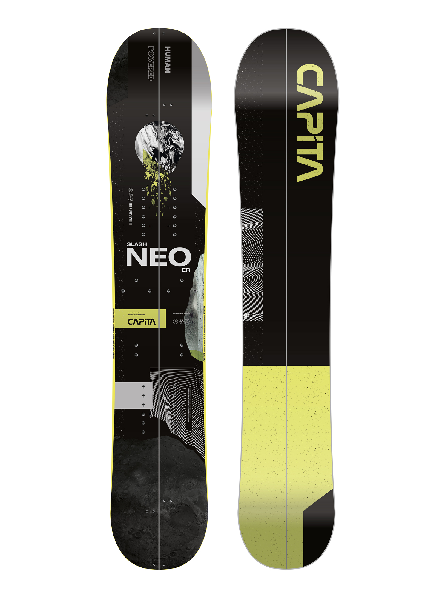 Męska Deska snowboardowa Capita Neo Slasher Splitboard (black/lime)