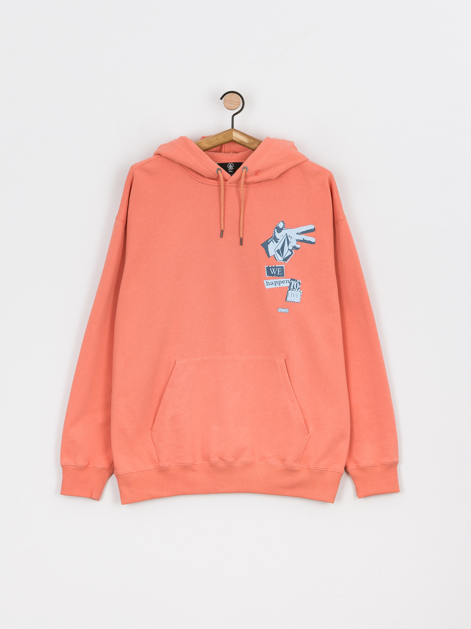 Bluza z kapturem Volcom Harcid HD (clay orange)